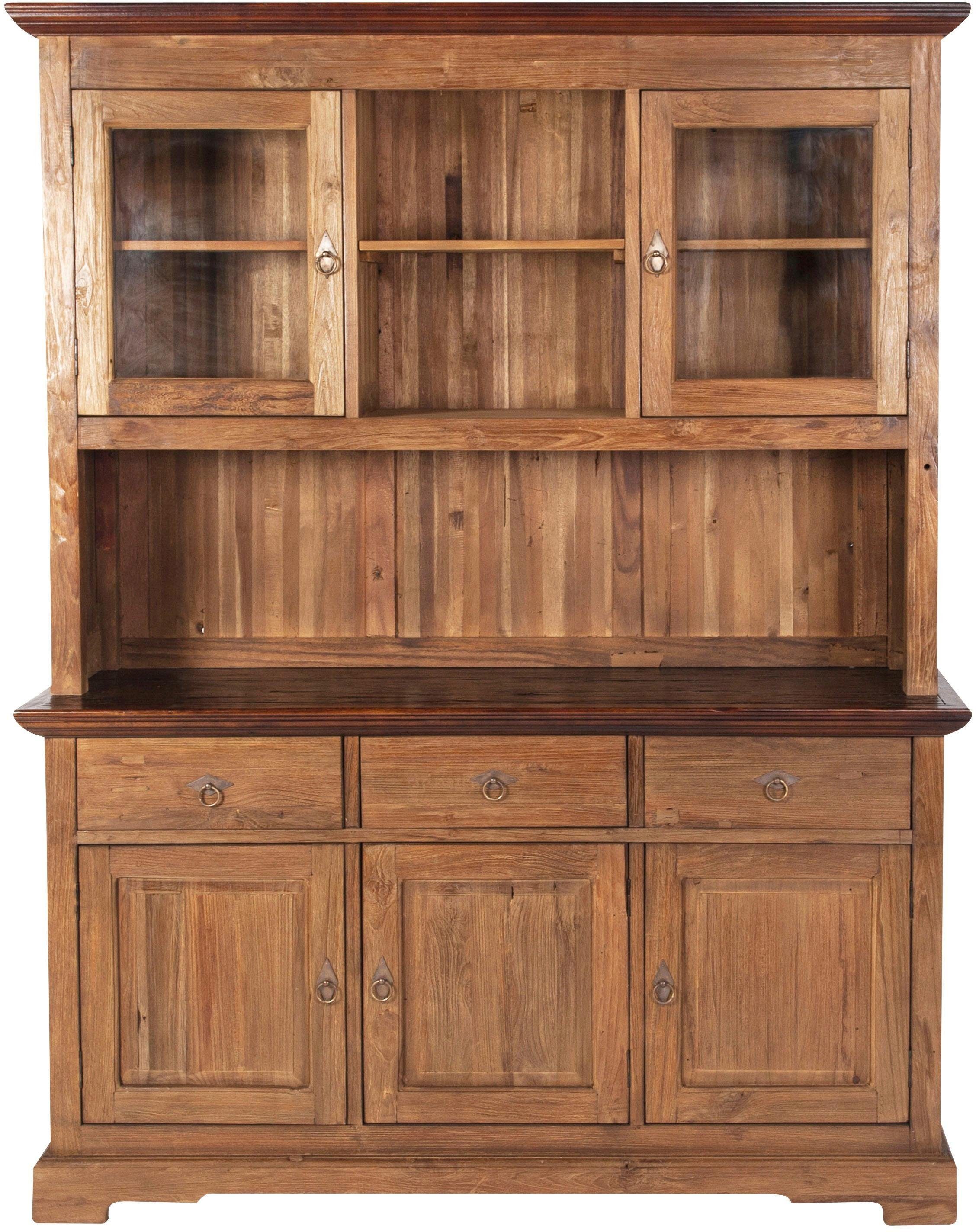 SIT Sideboard Seadrift, aus recyceltem Altholz Teak, Shabby Chic, Vintage