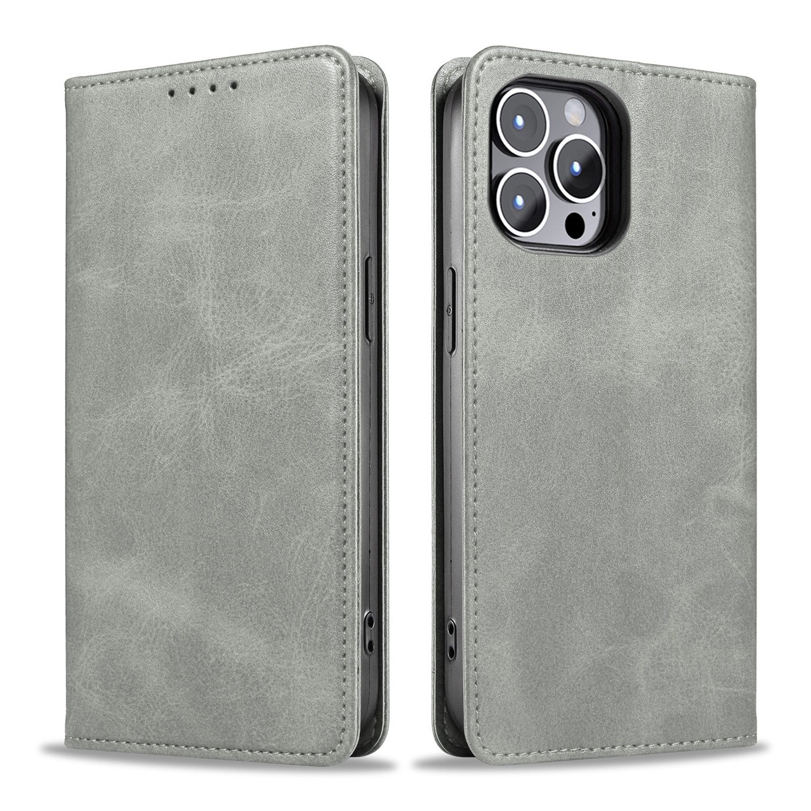 Tec-Expert Handyhülle Tasche Hülle für Apple iPhone 15 Pro 6.1 Zoll, 6.1", Cover Klapphülle Case mit Kartenfach Fliphülle aufstellbar