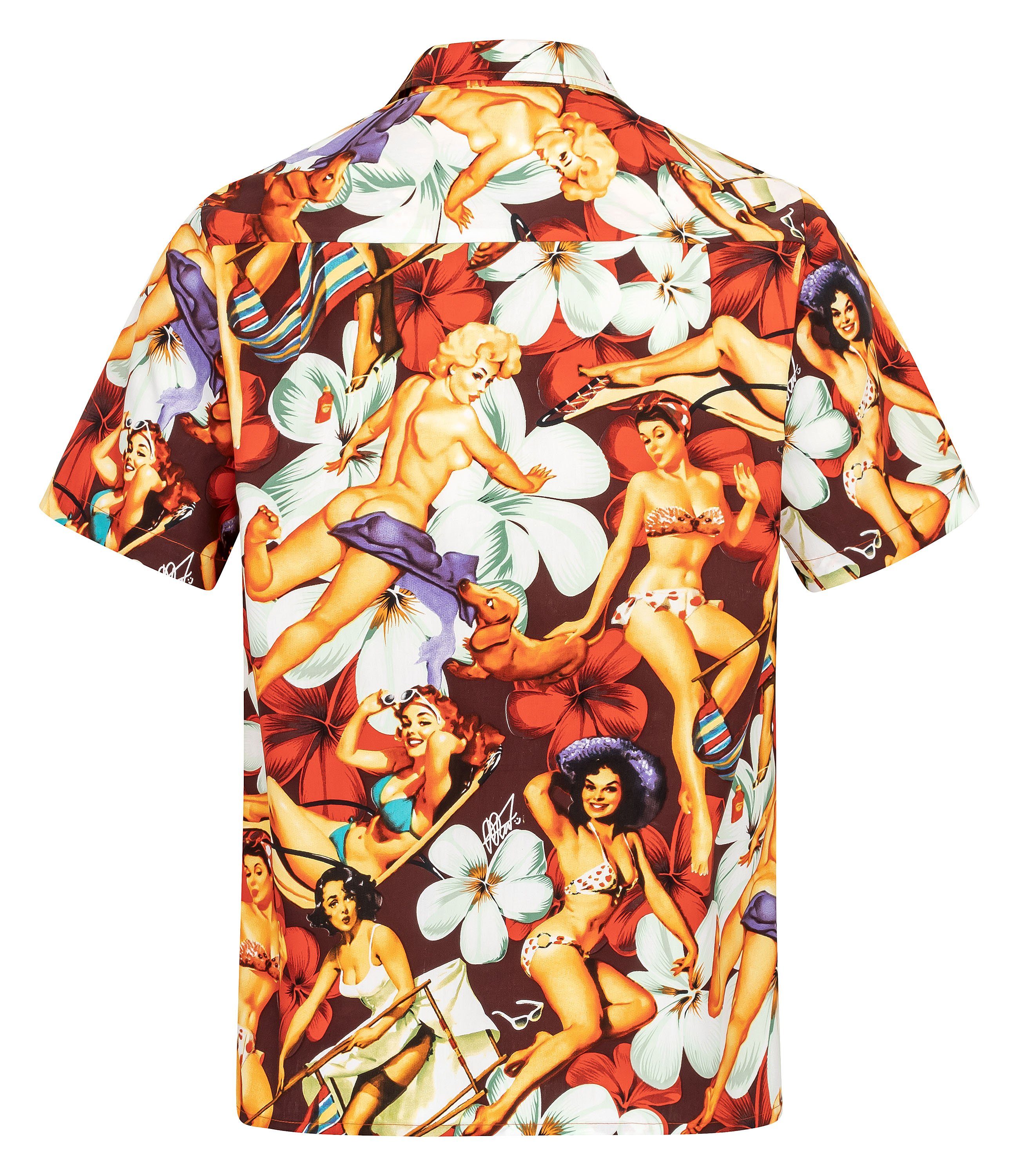 Hawaiihemdshop.de Hawaiihemd Hawaii Hemd Herren Baumwolle günstig online kaufen