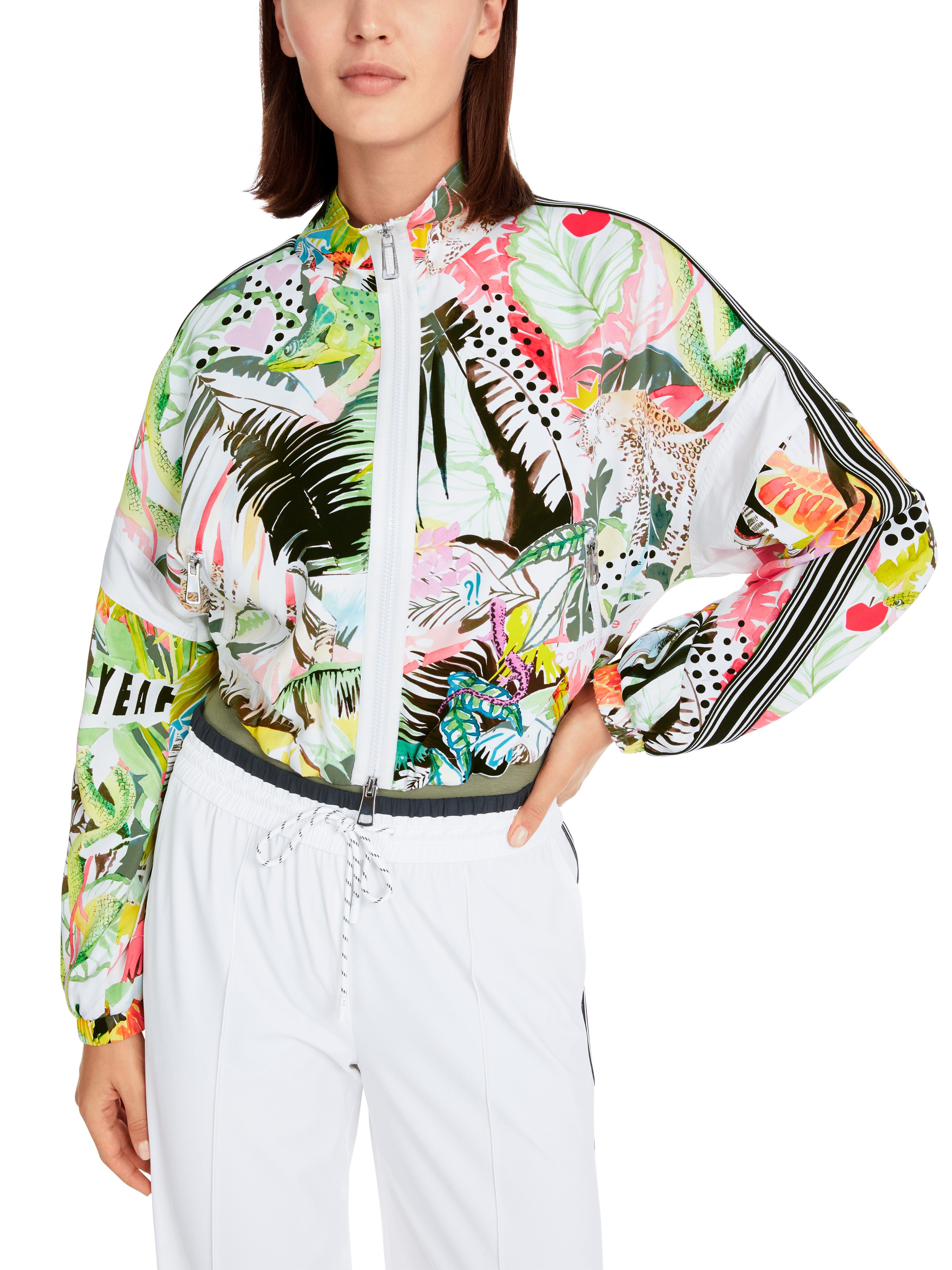 Marc Cain Kurzjacke "Gym & Go!" Premium Damenmode Cropped Jacke mit Zipp günstig online kaufen