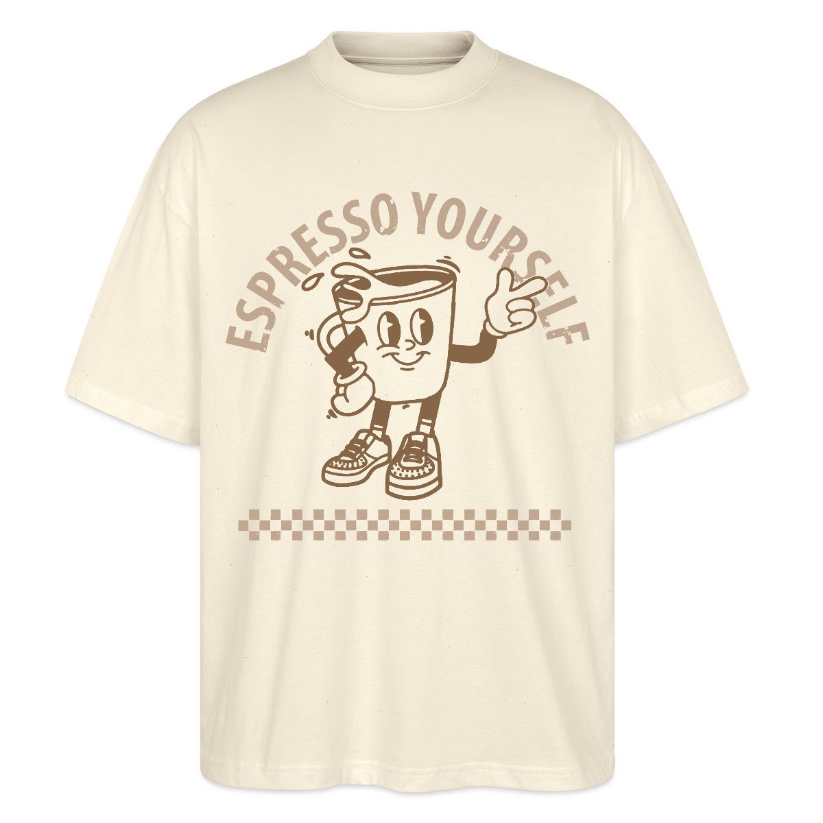 T-Shirt Espresso Yourself Lustiges Coffee Lover Oversize Unisex T-Shirt