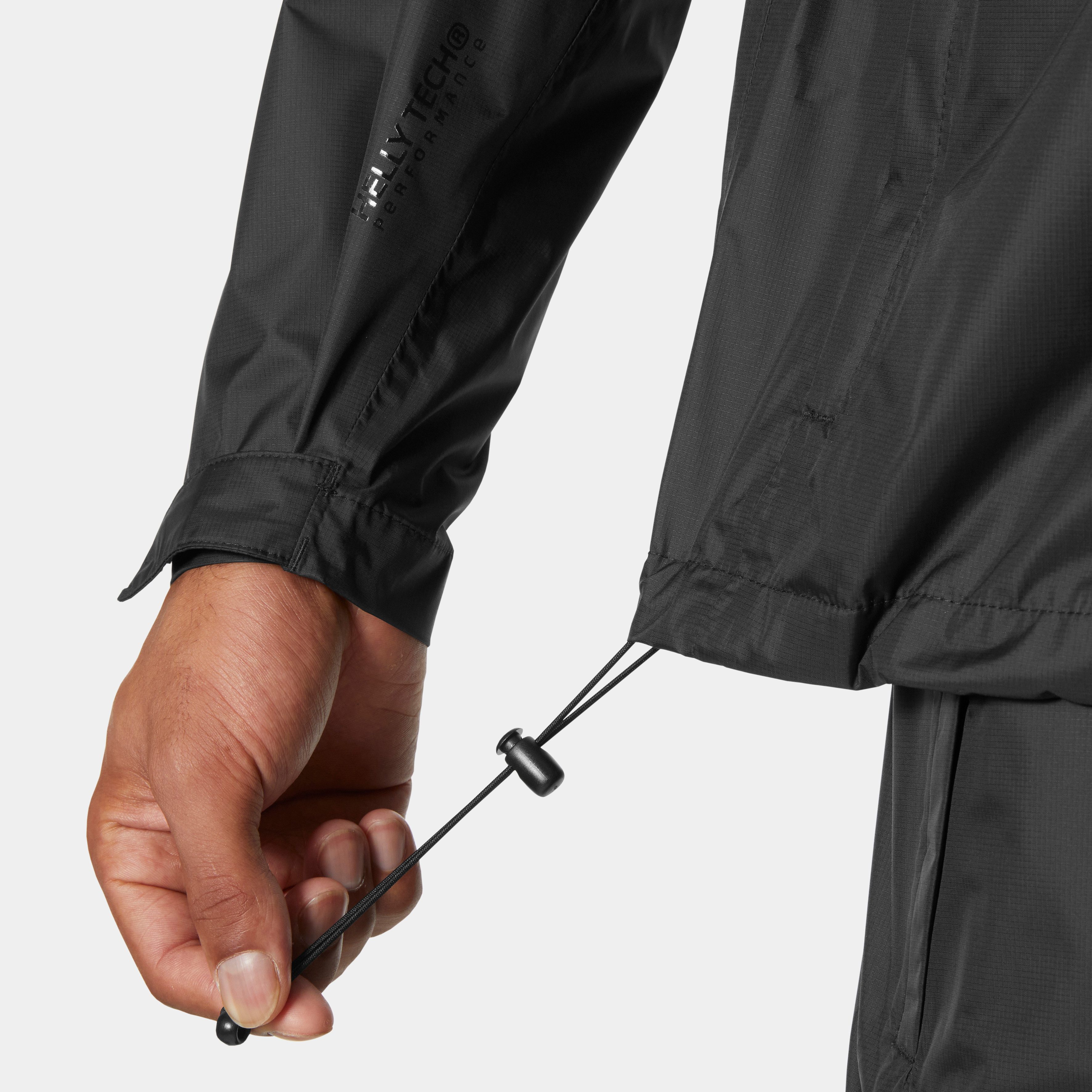 Helly Hansen Regenjacke LOKE JACKET Kapuze mit hohem Kragen, elastischer Kordelzug an Kapuze und Saum