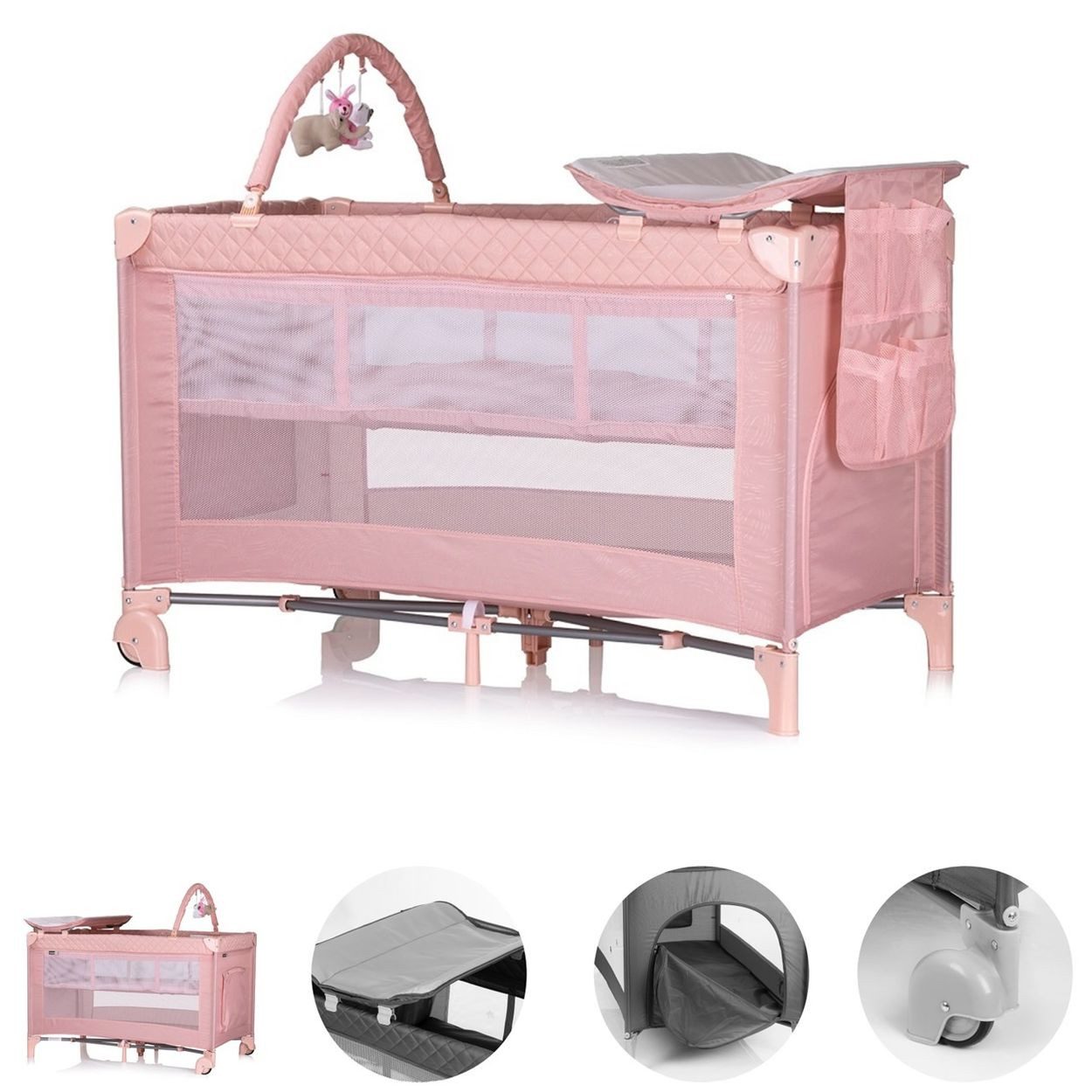 Baby-Reisebett Reisebett Luna 2 Ebenen