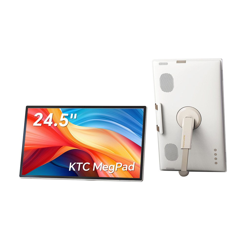 KTC A25Q5 24.5'' 1920×1080, Mobile Monitor Portabler Monitor (1920×1080 px, IPS, Android 14 OS & Google EDLA-Zertifizierung, 8GB RAM 128GB ROM)
