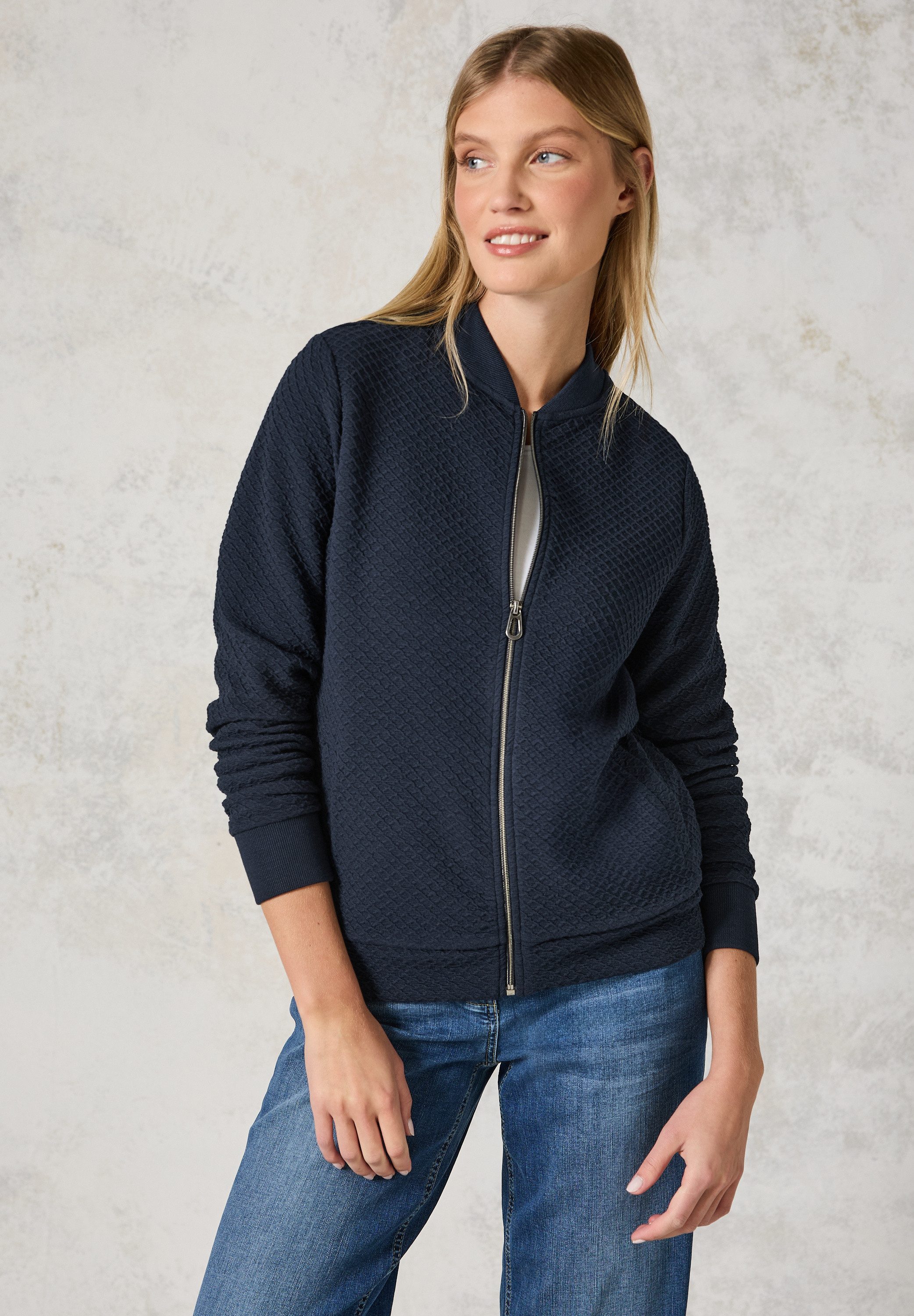 CECIL Cardigan mit Rundhalsausschnitt