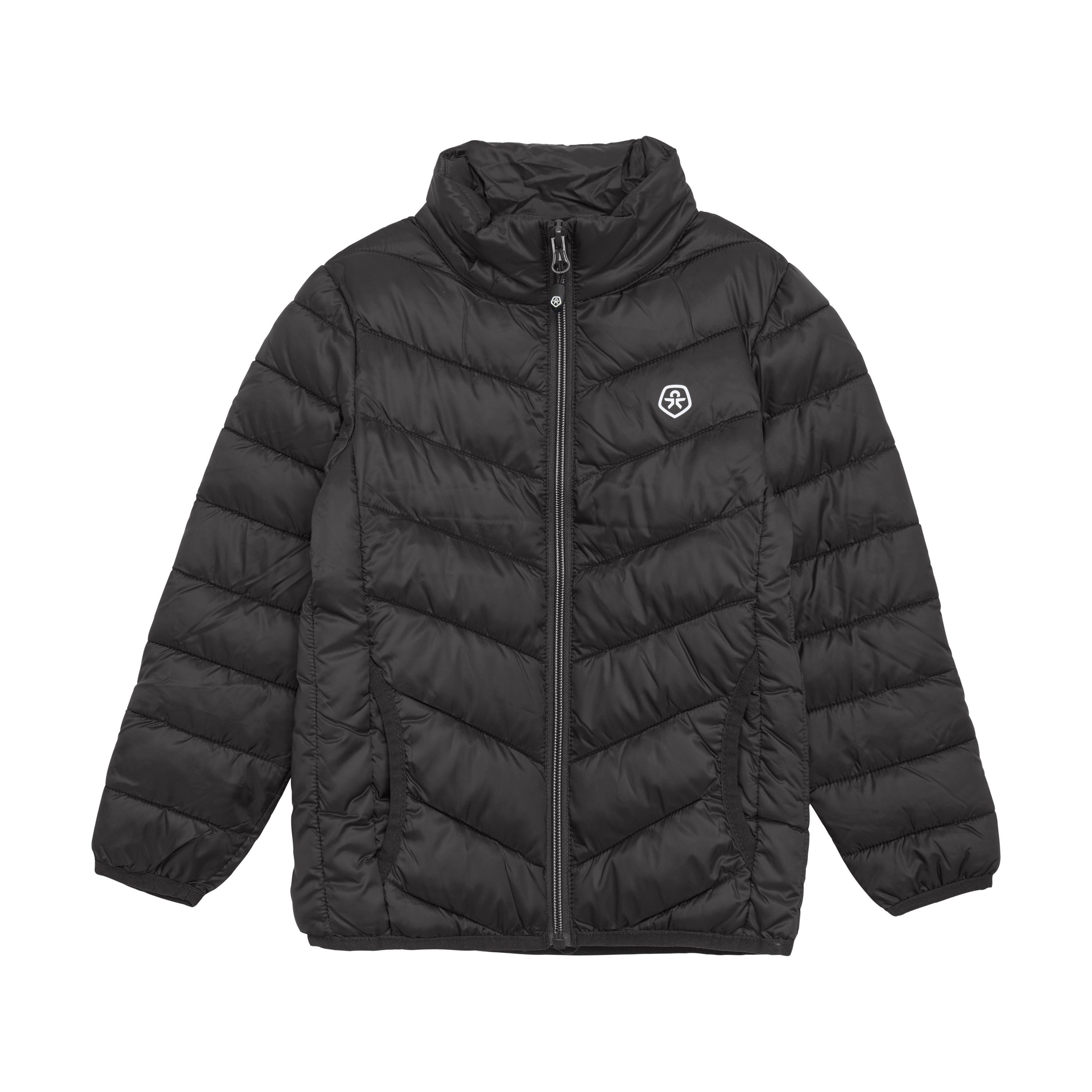 COLOR KIDS Steppjacke COJacket Quilted Packable - 5437 Black-Grey (161)