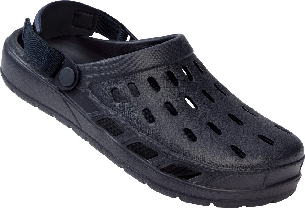 Bernwalt Wasserunempfindliche und pflegeleichte Pantolette Verstellbare Fersenlasche mit Klettverschluss
