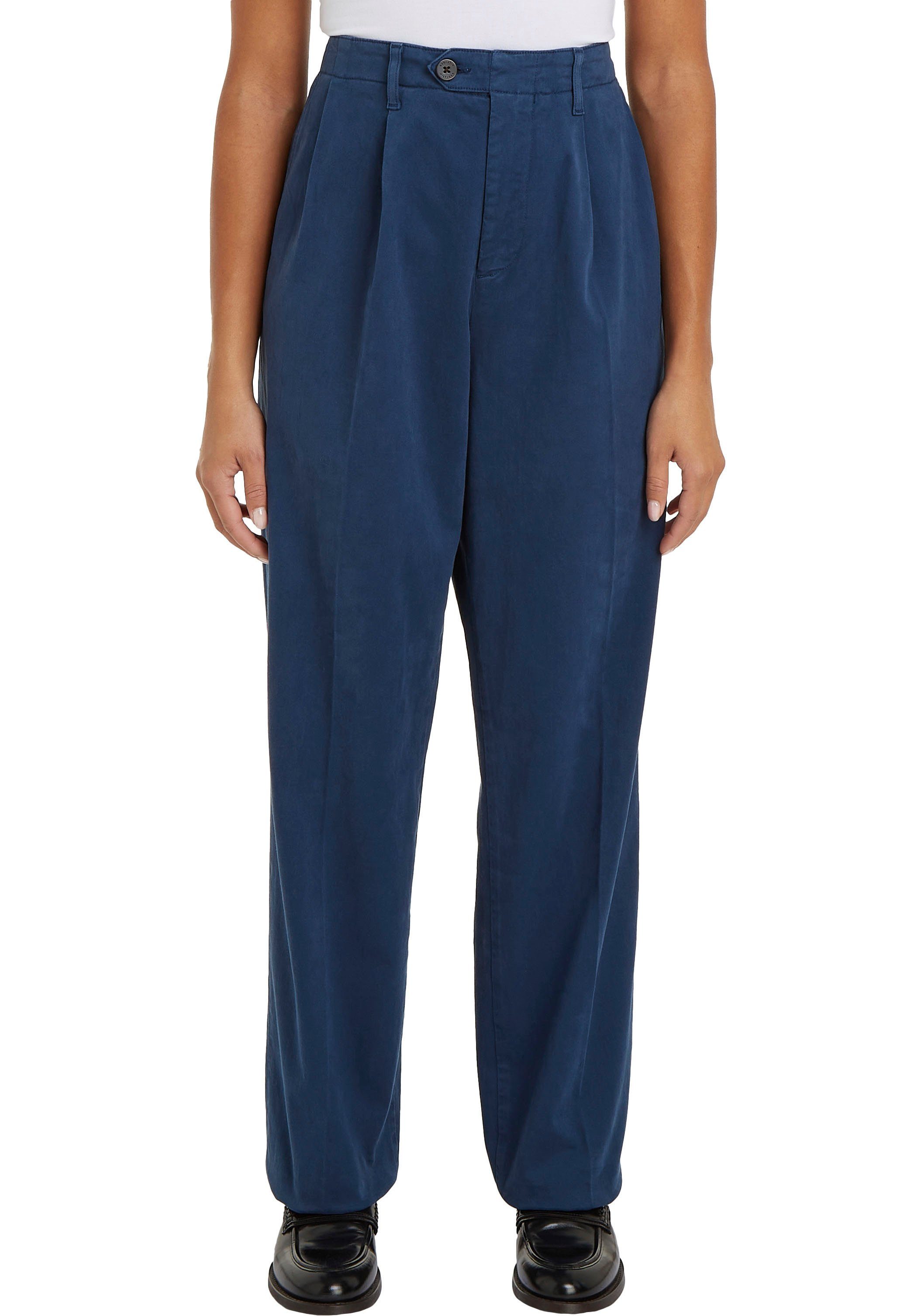 Tommy Hilfiger Chinohose RELAXED STRAIGHT PLEATED günstig online kaufen