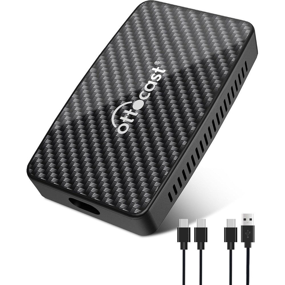 OTTOCAST CA400-S Smartphone-Adapter, kabelloses CarPlay/Android Auto, Screen Mirroring