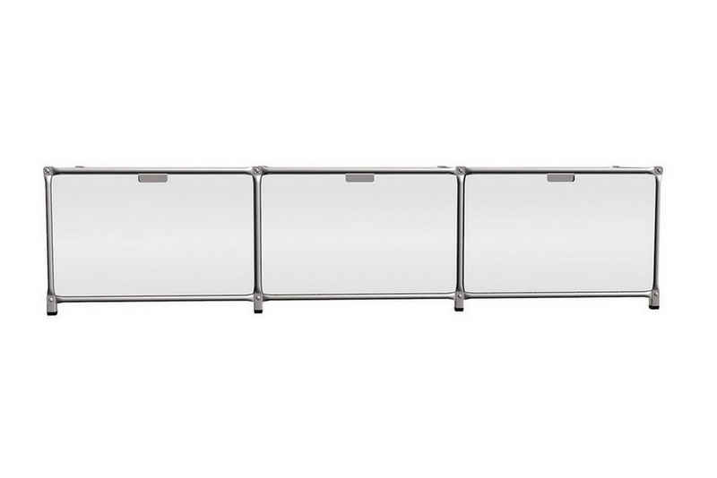 daslagerhaus living Sideboard Sideboard System 180 weiß B 219 cm