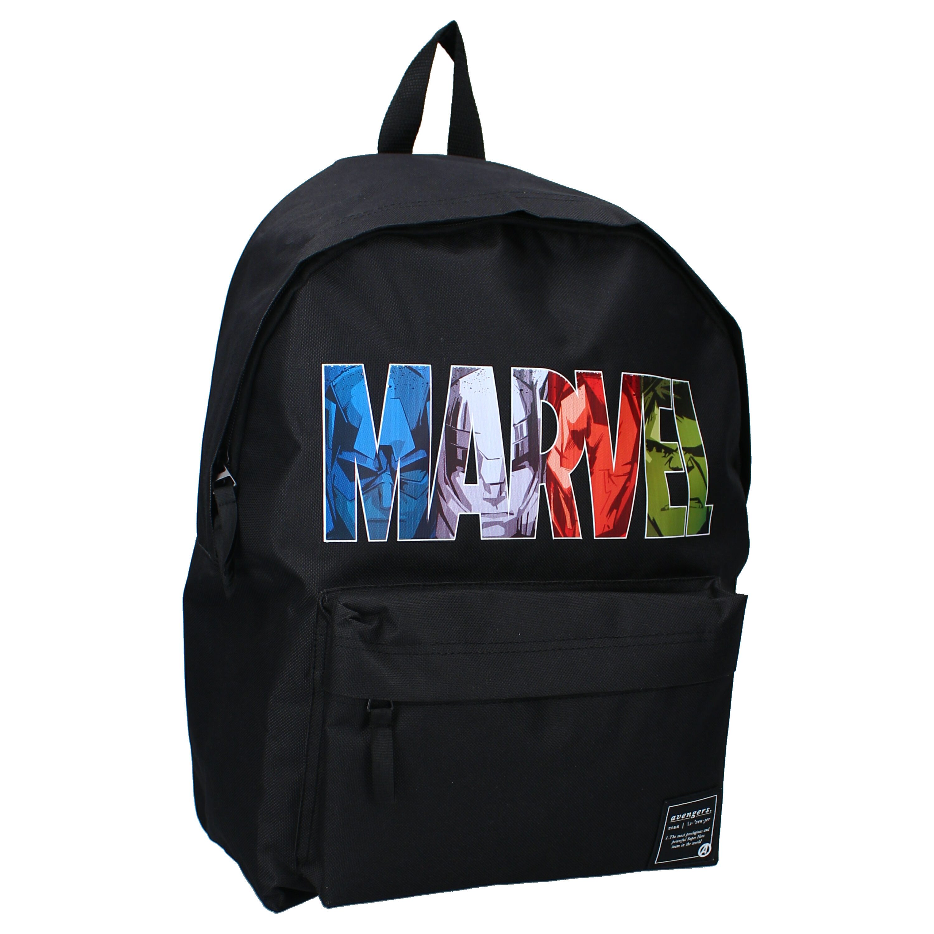 MARVEL Schulrucksack Marvel Avengers Jungen Rucksack plus Trinkflascha Gr.43x30x14 cm (2-tlg)