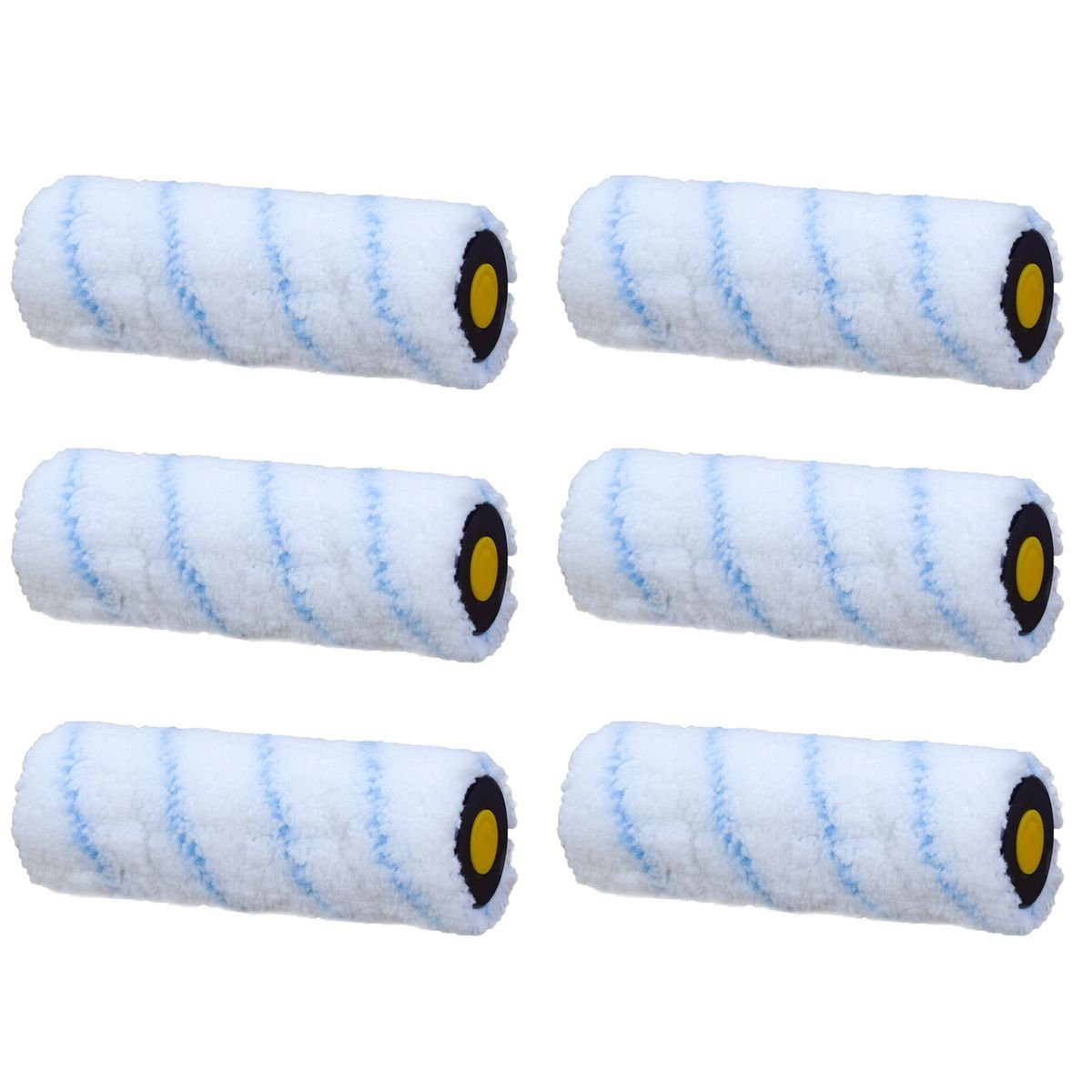 Marabellas Shop Fassadenwalze Malerrollen Walzen ca. 18cm Farbwalzen Ersatzwalzen Farbrollen (6-St), zuverlässige Anwendung