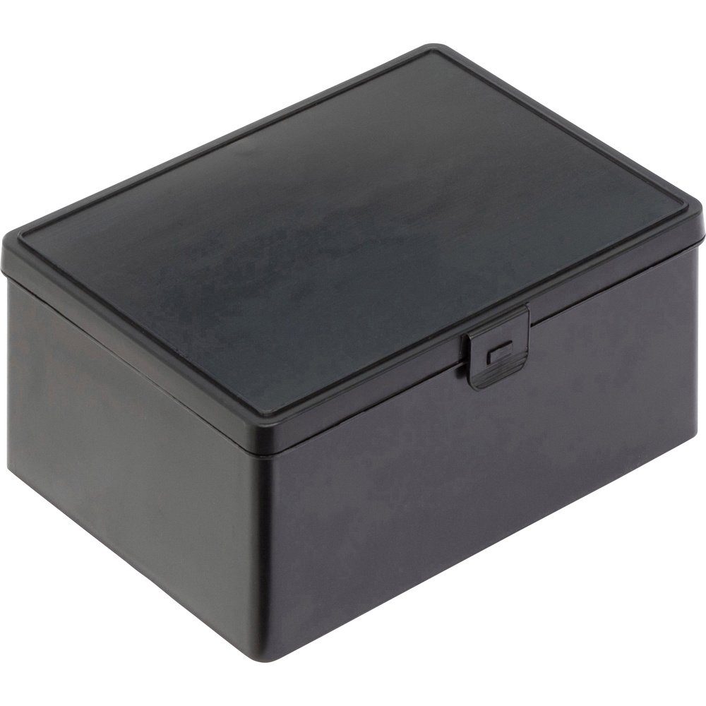 ESD SMD Klappbox, 40 x 37 x 15 mm, schwarz