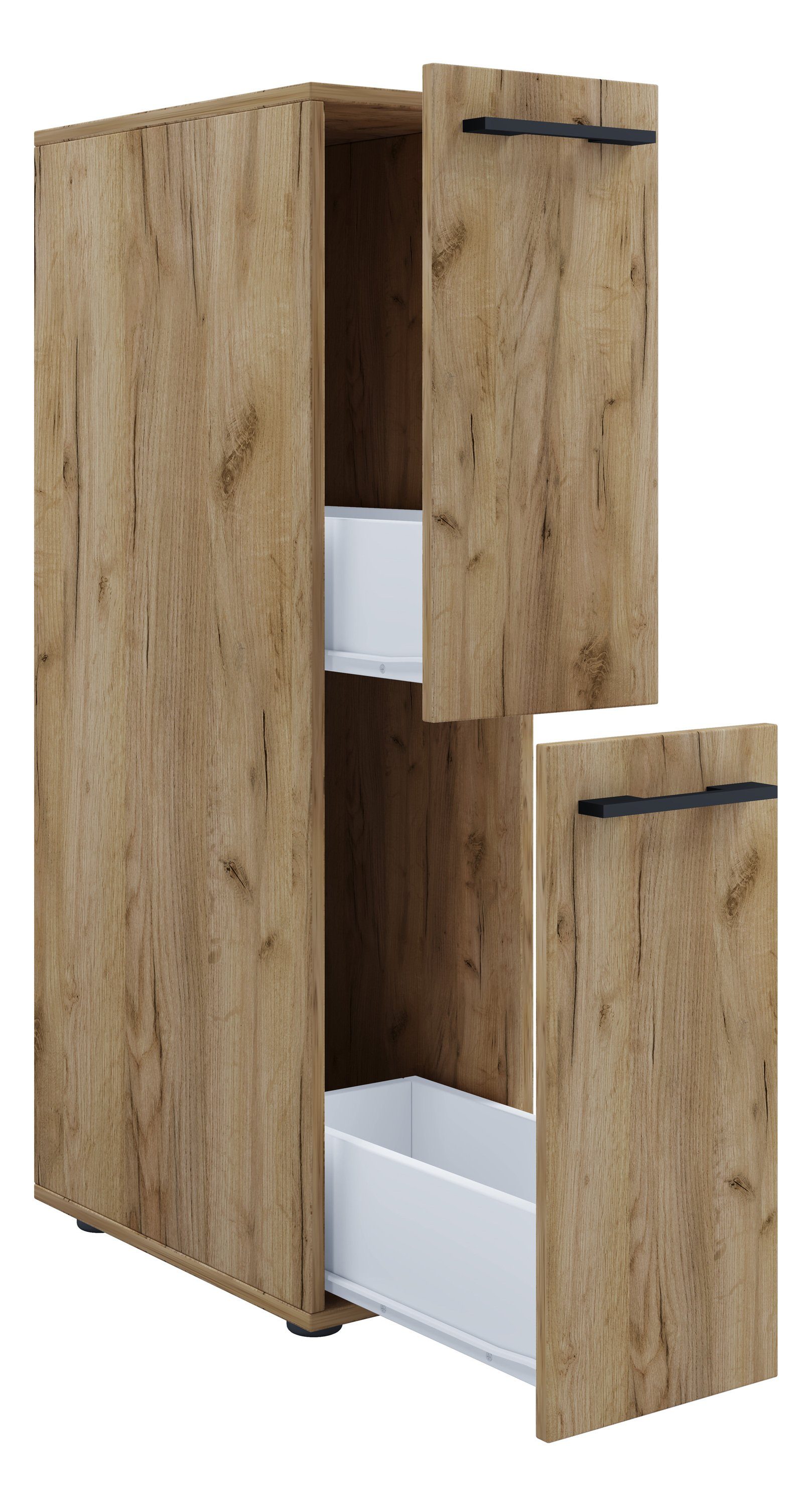 VCM Midischrank Holz Badmöbel Nischenschrank Schublade Sadilo L günstig online kaufen