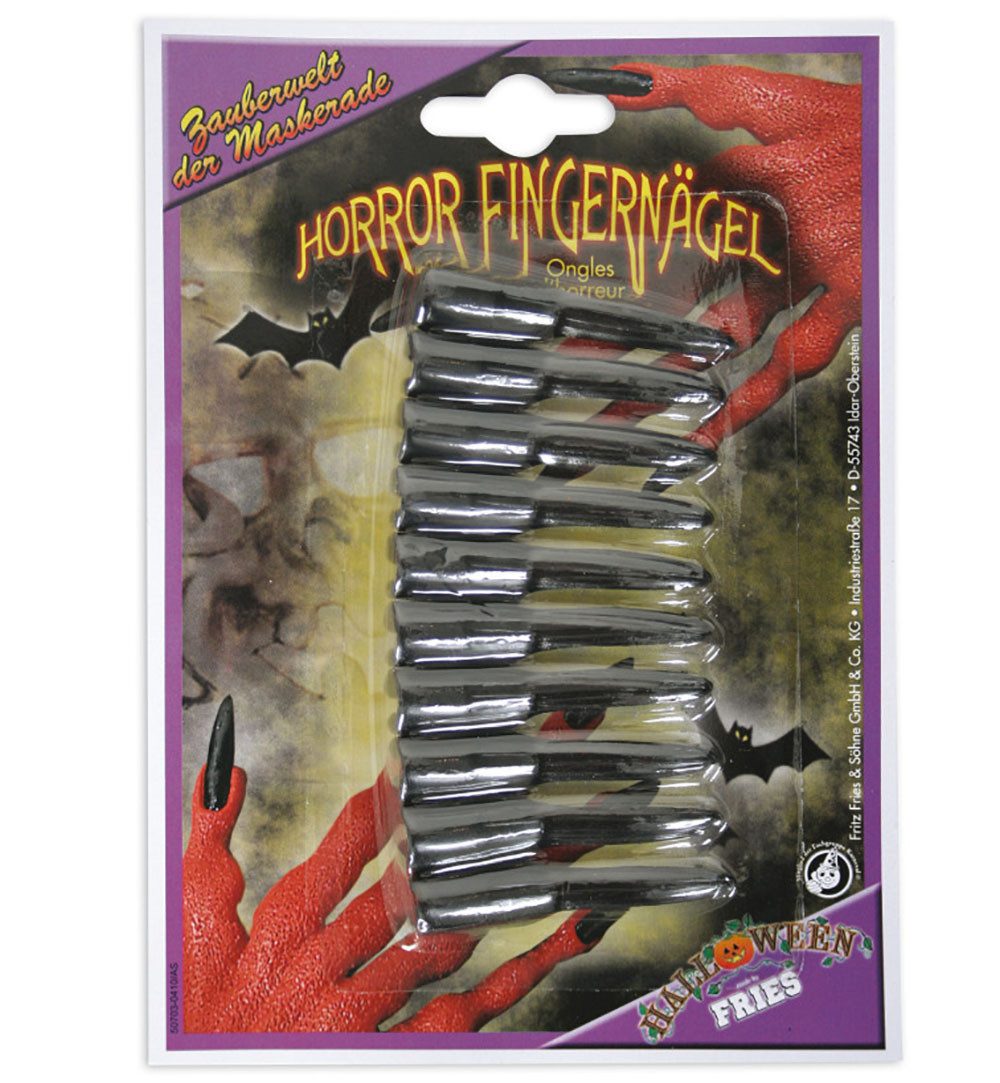 Fries Искусственные ногти 10 Stück Vampir Horror Fingernägel Karneval Fasching Halloween Cosplay