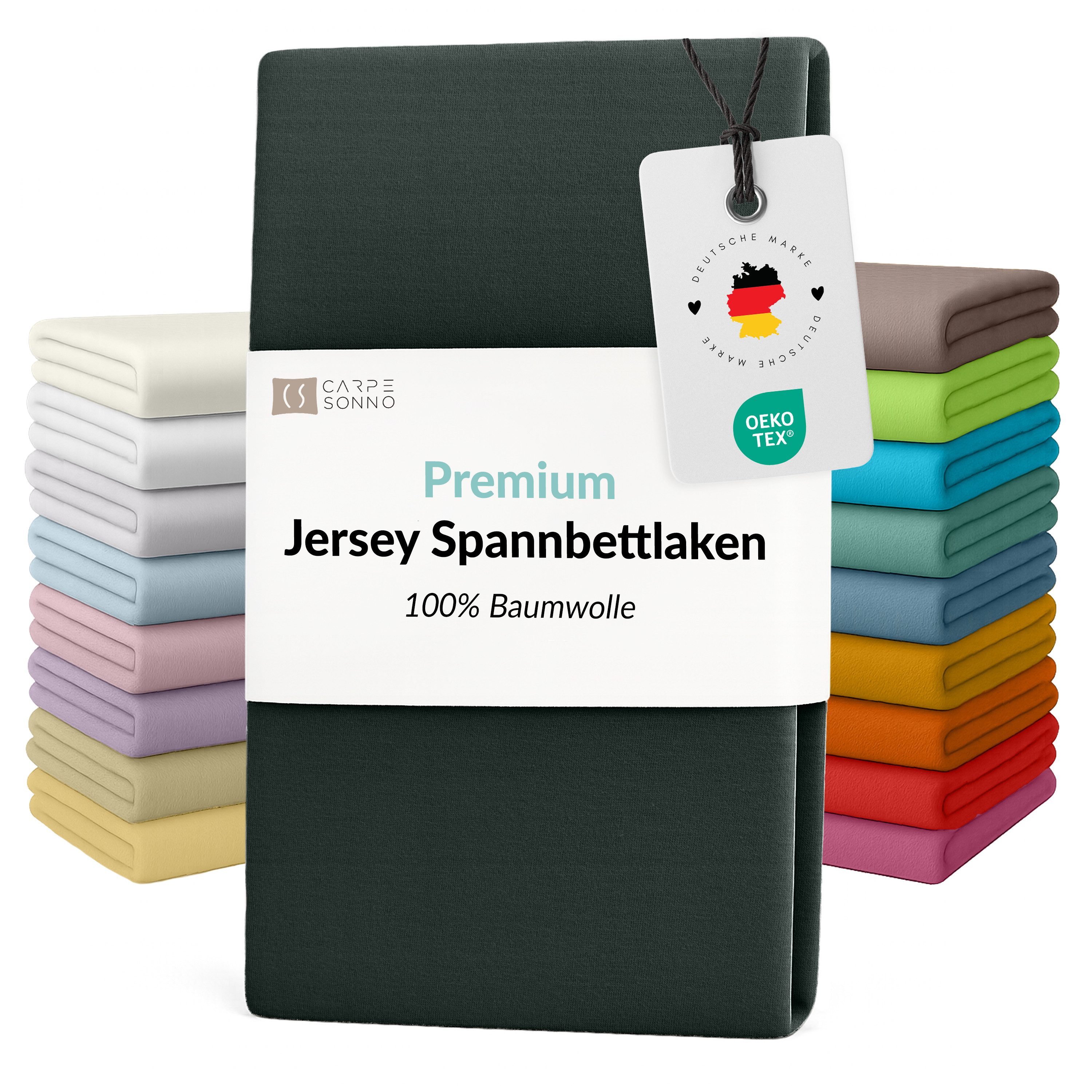 Carpe Sonno Spannbettlaken Jersey Bettlaken 90x200 günstig online kaufen