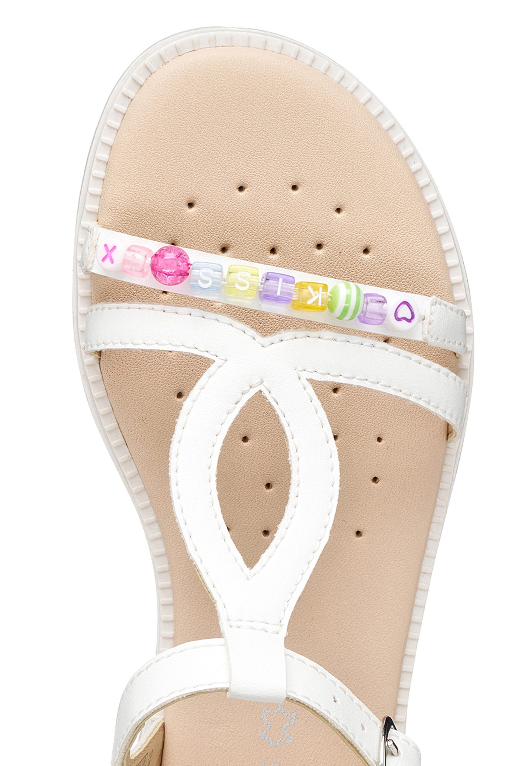 Geox J SANDAL KARLY GIRL Sandale Sandale mit Fersenriemen, Größenschablone zum Download