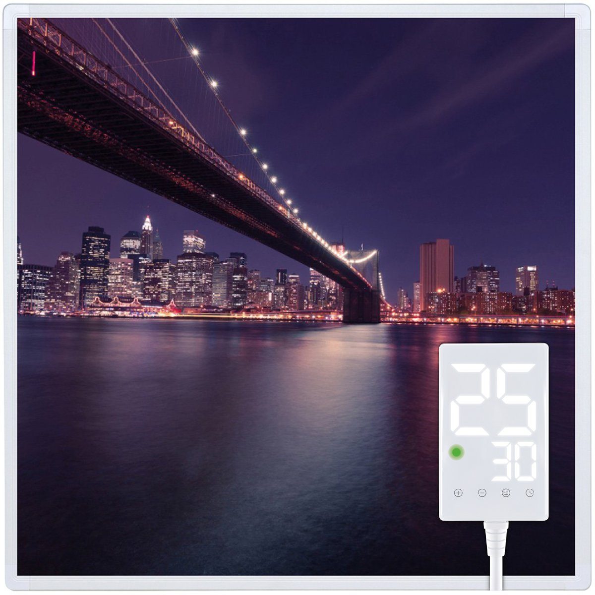 Heidenfeld Infrarotheizung HF-HP105 Brooklyn Bridge Elektroheizung günstig online kaufen