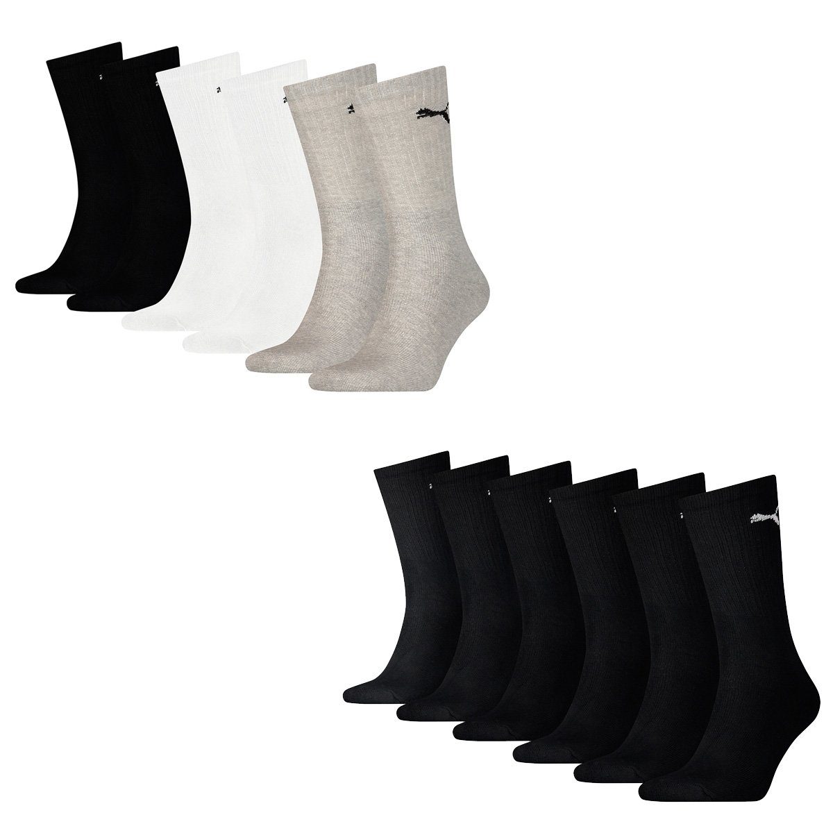 PUMA Socken 12 Paar Puma Sport Cush Crew