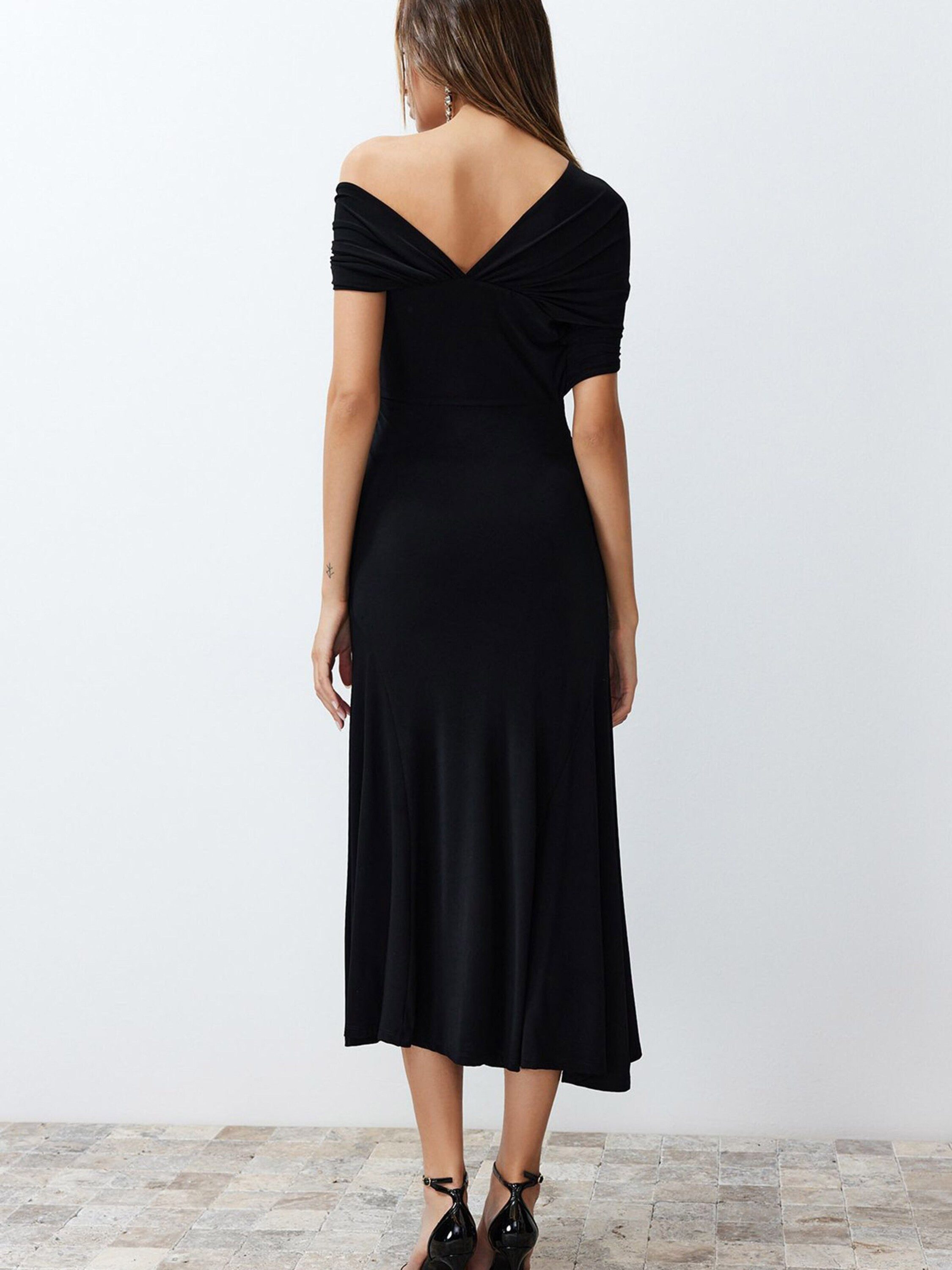 Trendyol Cocktailkleid (1-tlg) Drapiert/gerafft