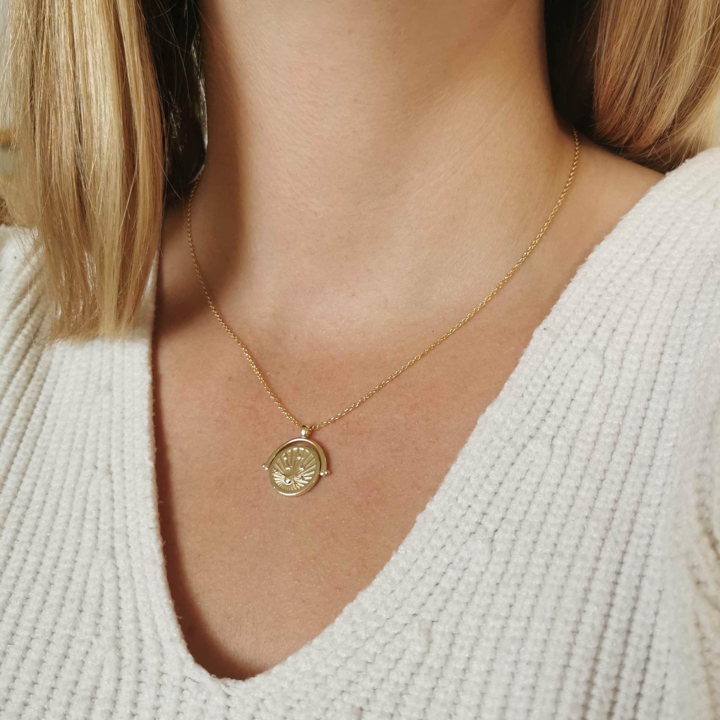 Brandlinger Kette mit Anhänger Halskette Universe, Universum Silber 925 ver günstig online kaufen