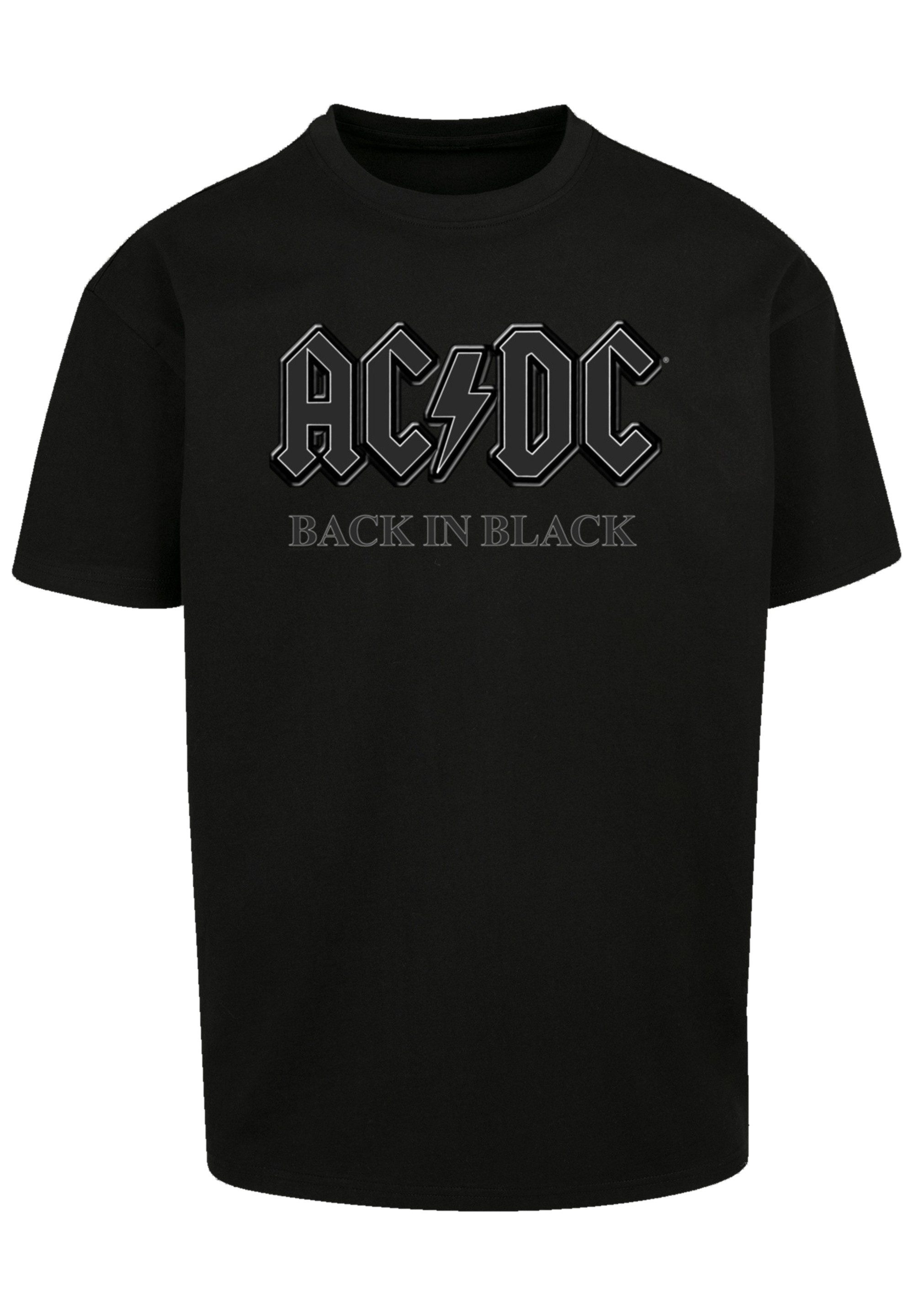 F4NT4STIC T-Shirt ACDC Back in Black Premium Qualität günstig online kaufen