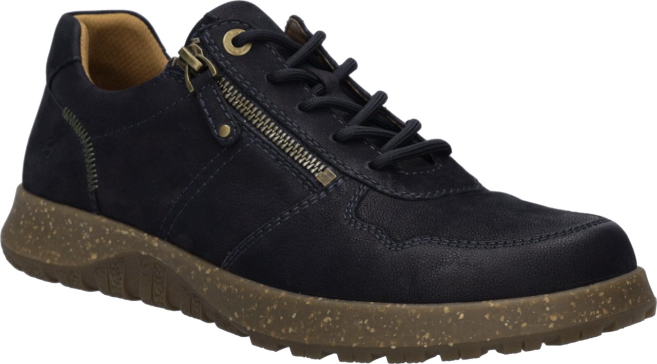 Josef Seibel Jaron 05 Schnürschuh Halbschuh mit praktischem Außenreißverschluss, Weite H (sehr weit)