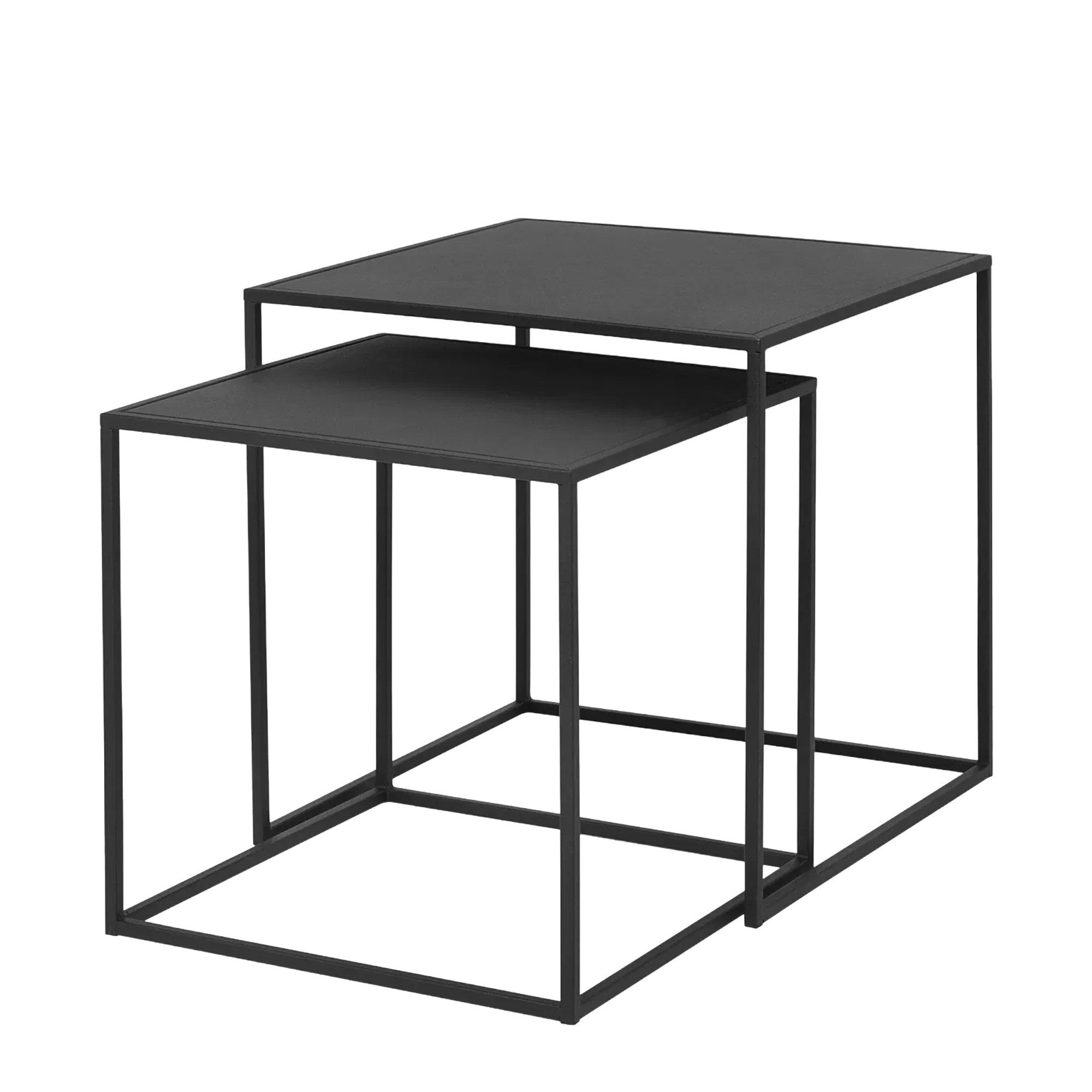 blomus Beistelltisch Blomus Set 2 Beistelltische -FERA- S Black