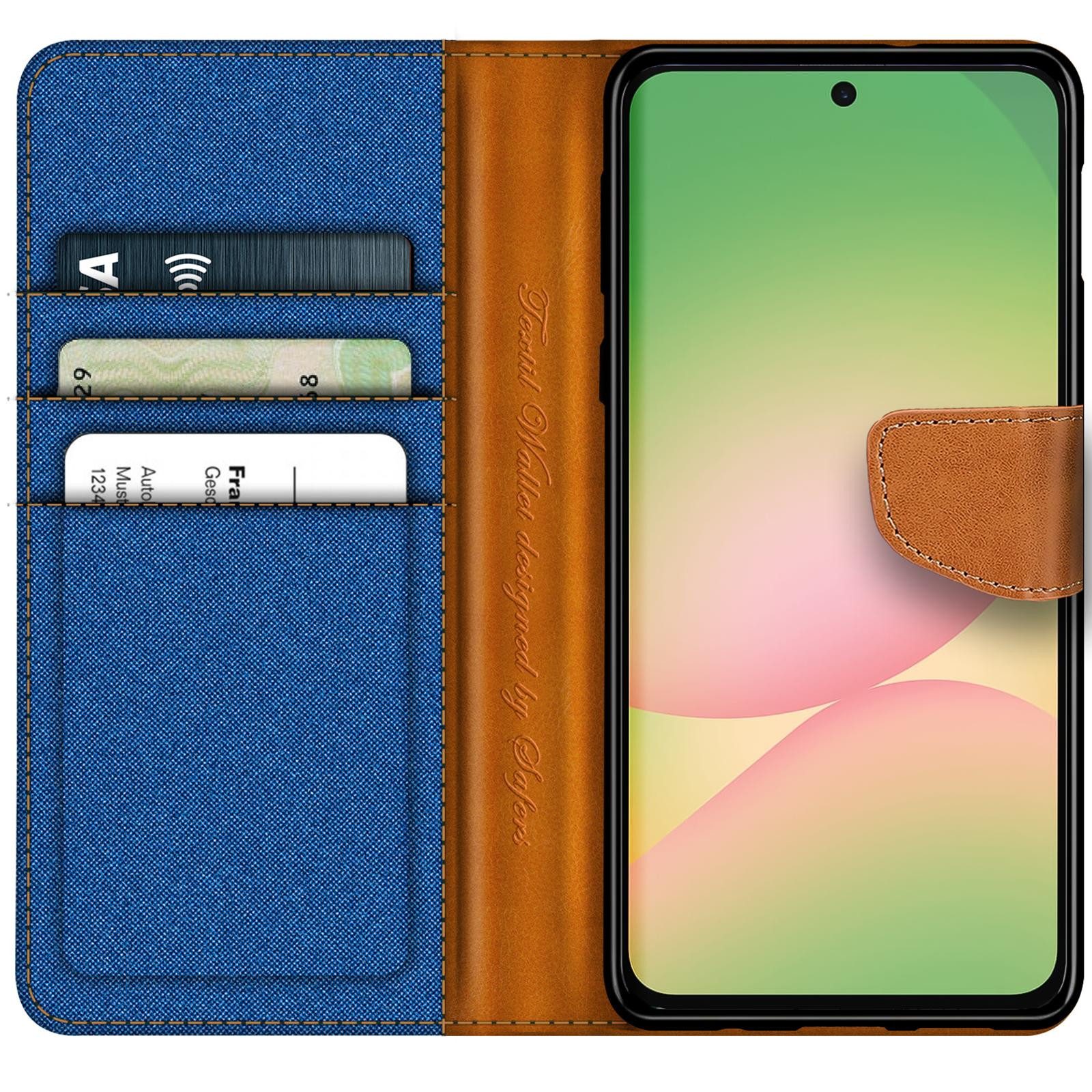 CoolGadget Handyhülle Flip Case Wallet Cover Book Tasche für Samsung Galaxy A37 5G, Handy Tasche mit Kartenfach Book Schutzhülle – Bild 2 von 5