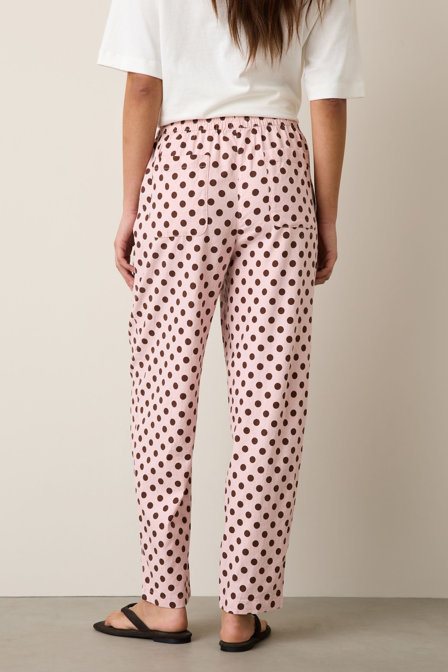 Next Stoffhose Hose mit Stretch und Barrel-Bein, 2er-Pack (2-tlg)