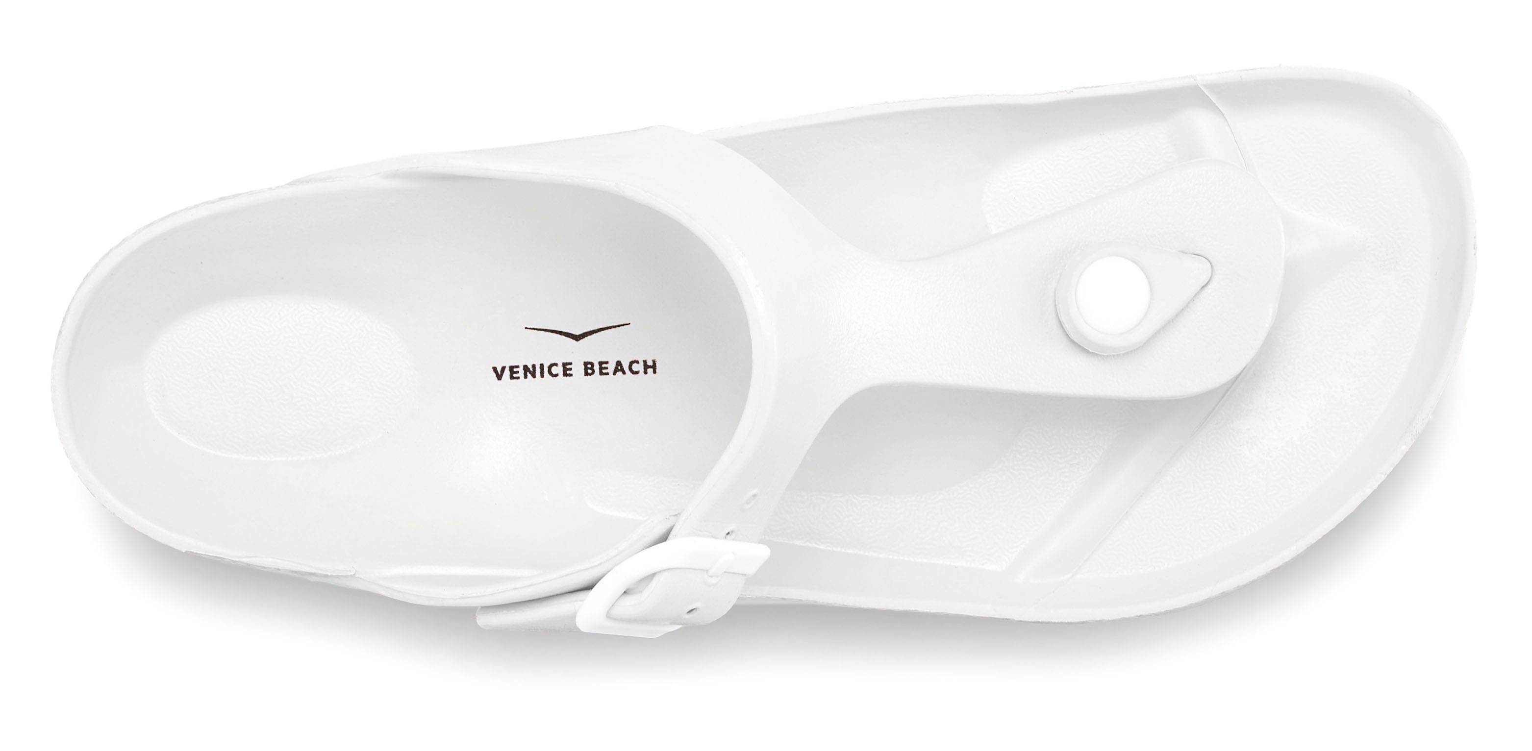 Venice Beach Badeschuhe, Badelatsche, Badezehentrenner Zehentrenner, Badepantolette Sandale, Pantolette