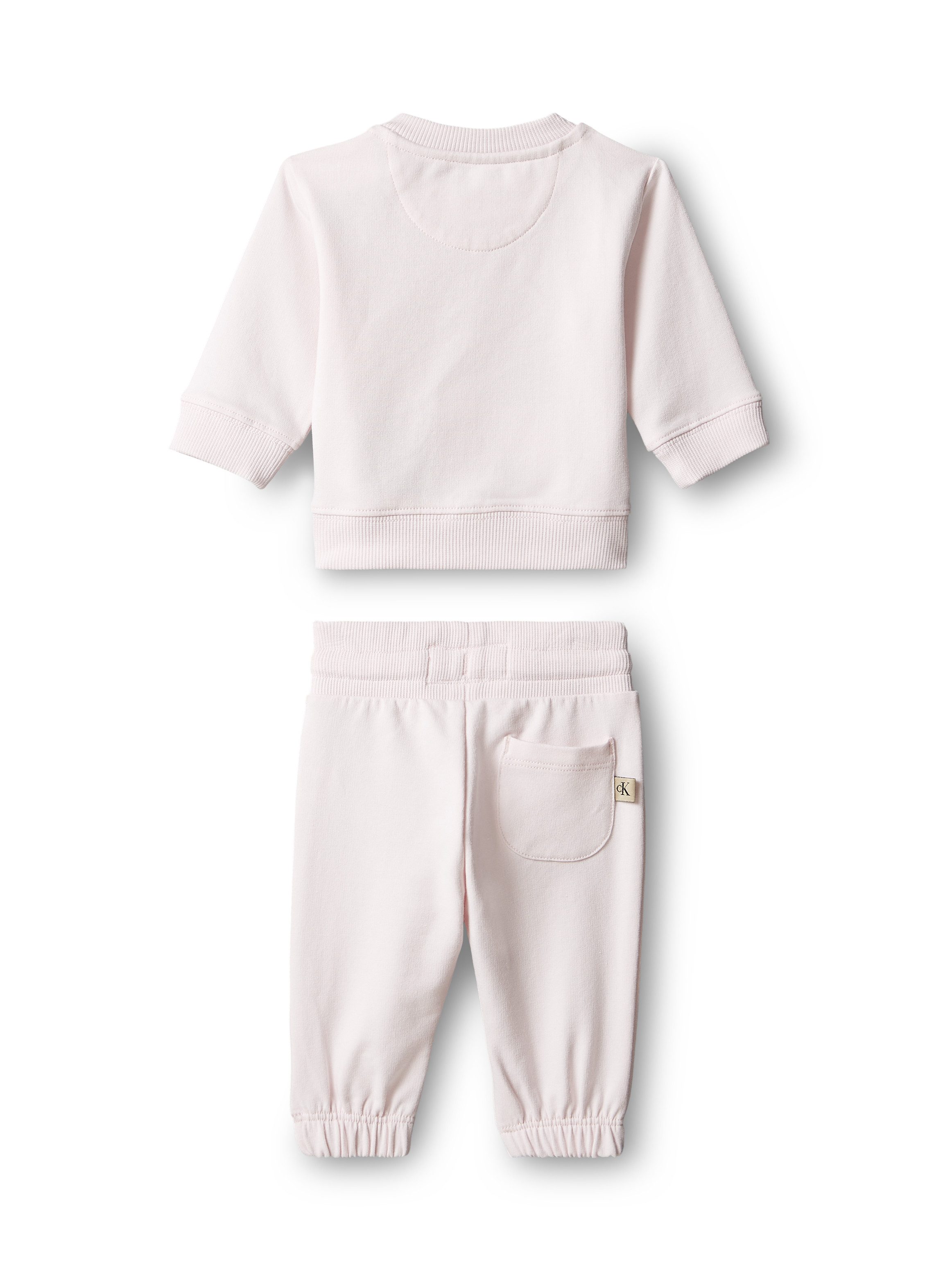 Calvin Klein Jeans Langarmshirt & Hose MONOLOGO SWEATSHIRT SET (Set) Regular fit, Logoschriftzug