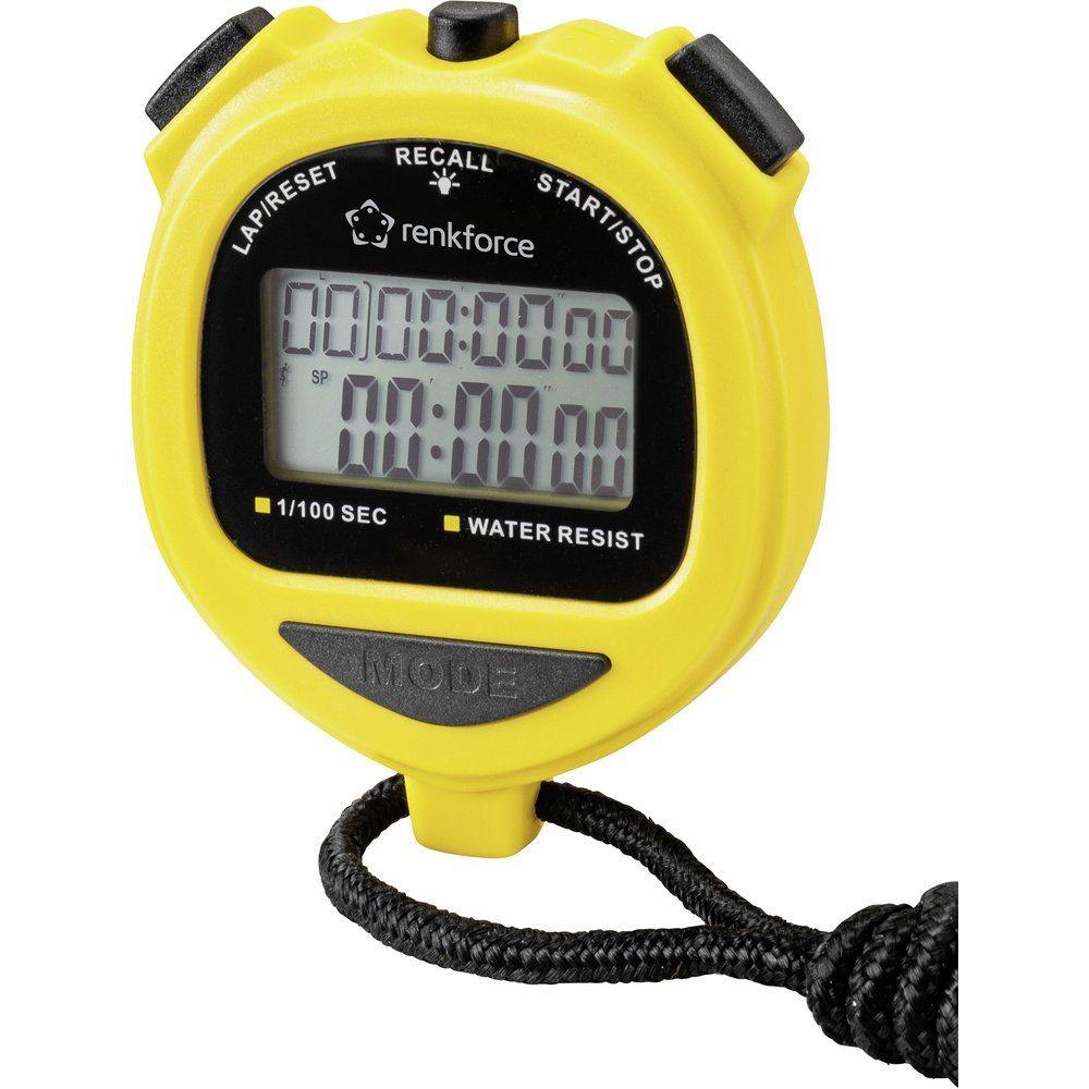 Stoppuhr Renkforce RF-SW-120 Stoppuhr digital Schwarz