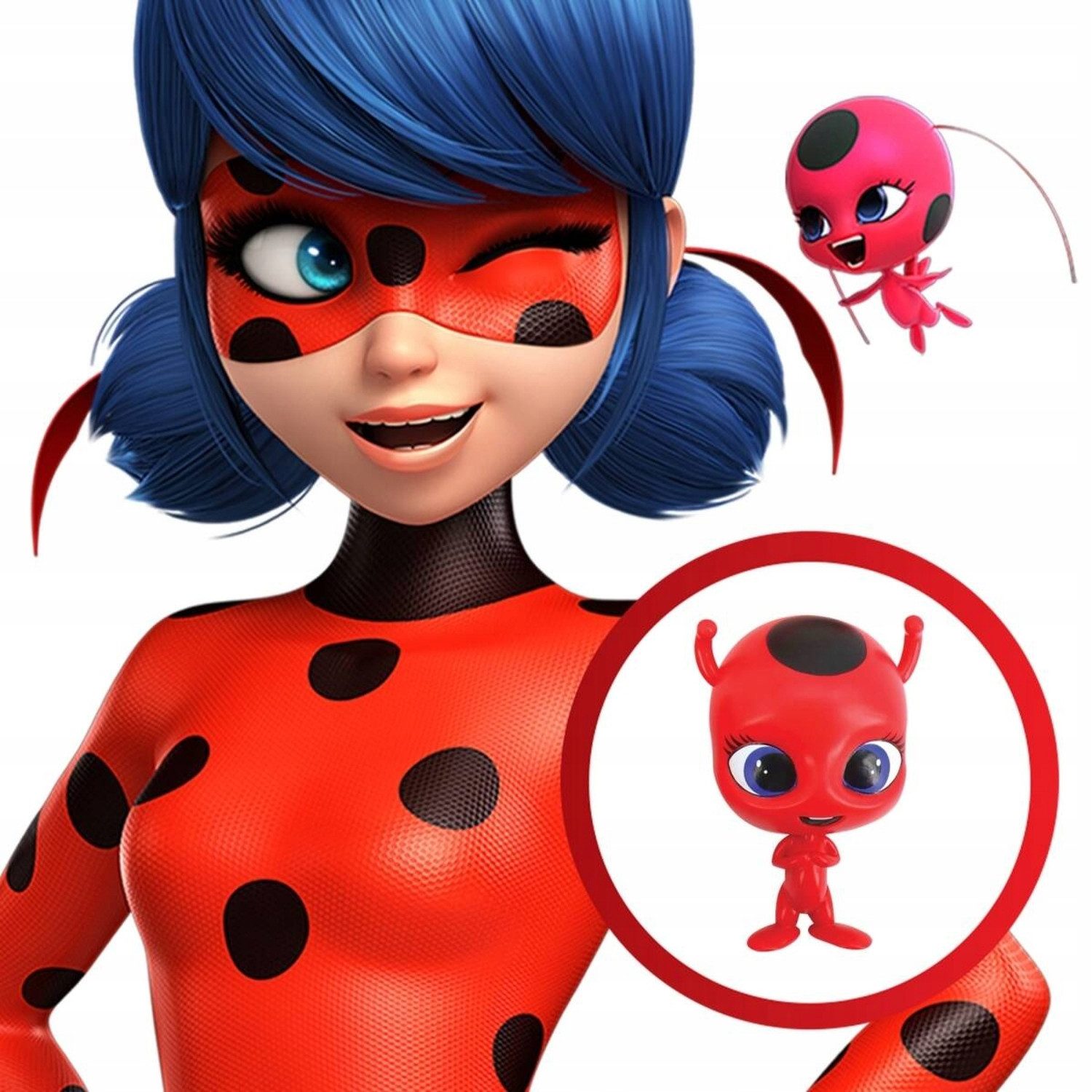 Playmates Kostüm Miraculous: Marienkäfer-Verkleidungsset, Verkleidungsset Ladybug