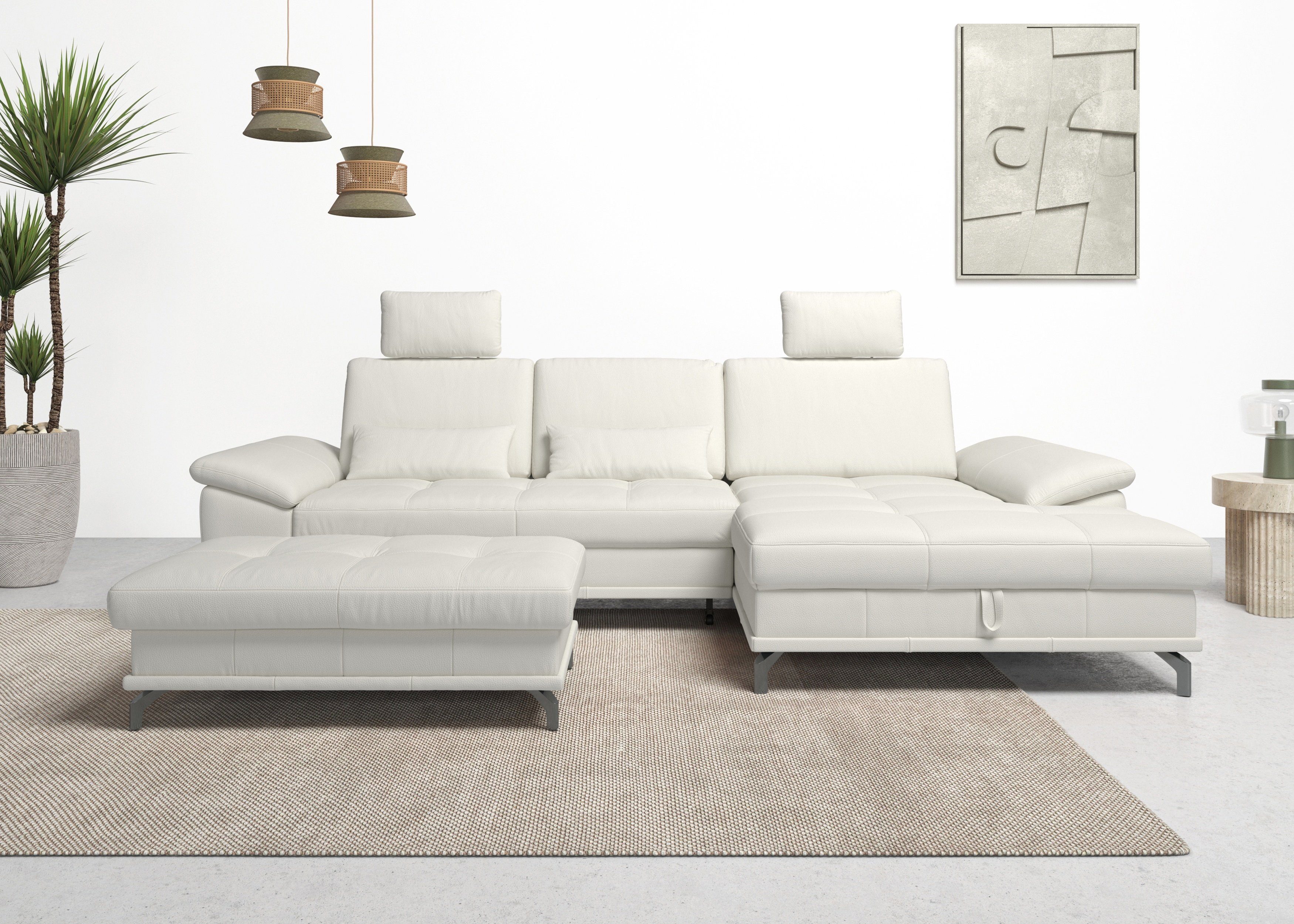 Places of Style Ecksofa Costello L-Form, günstig online kaufen