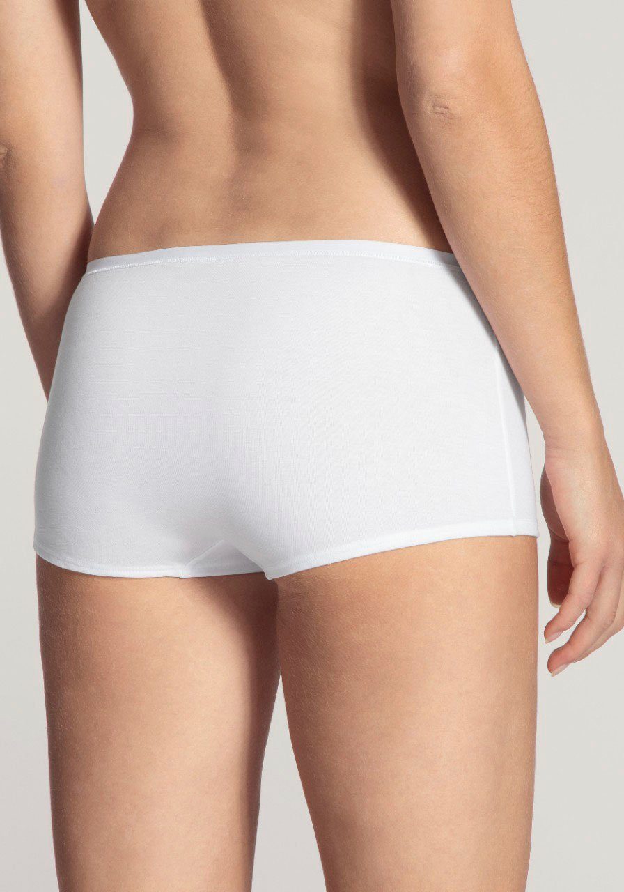 CALIDA Panty Benefit Women (2er Pack) elastisch, Baumwoll-Mix, Single Jersey Qualität, weich