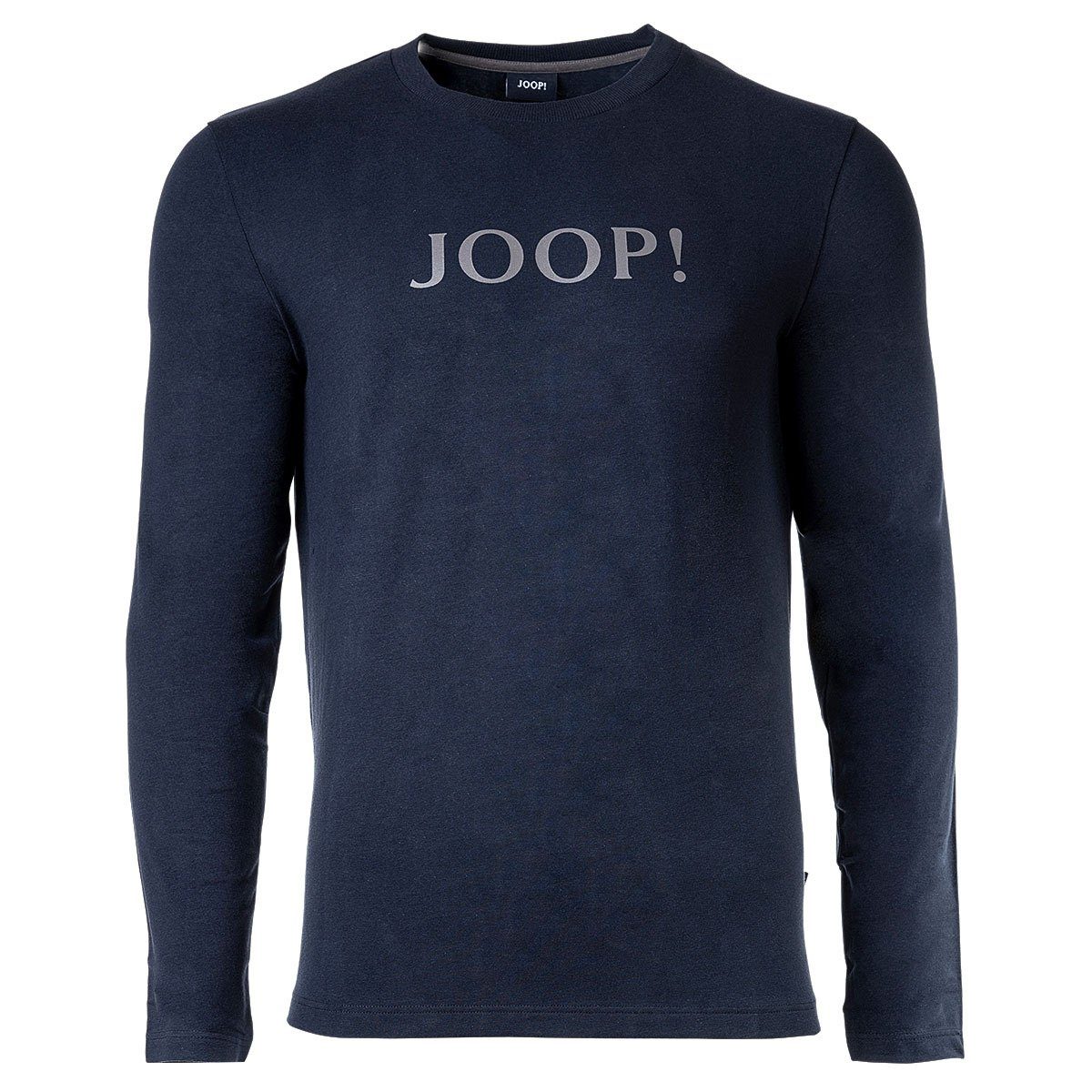Joop! T-Shirt Herren Langarm-Shirt - Loungewear, Rundhals Blau