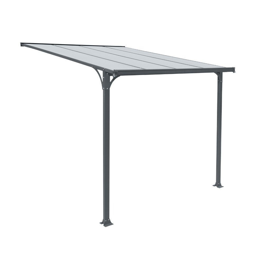 HOME DELUXE Vordach CUBIS - aus Aluminium (Komplettset), Überdachung für den Eingangsbereich, Haustür