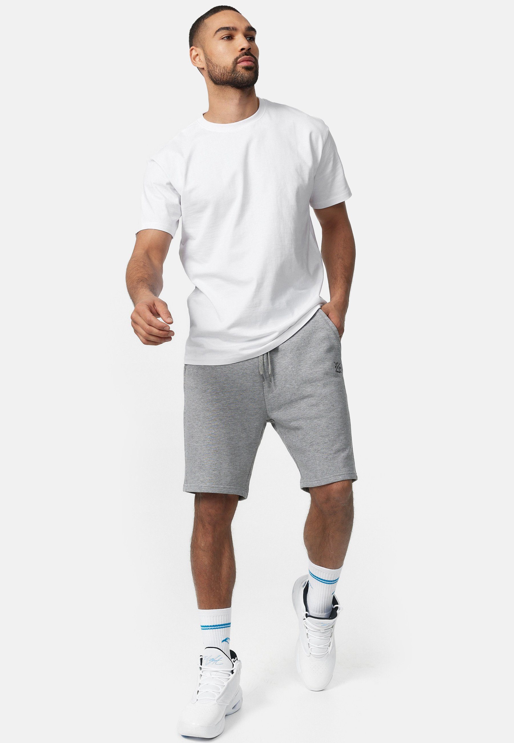 Sweatshorts Indicode Mix Eckerd Grey