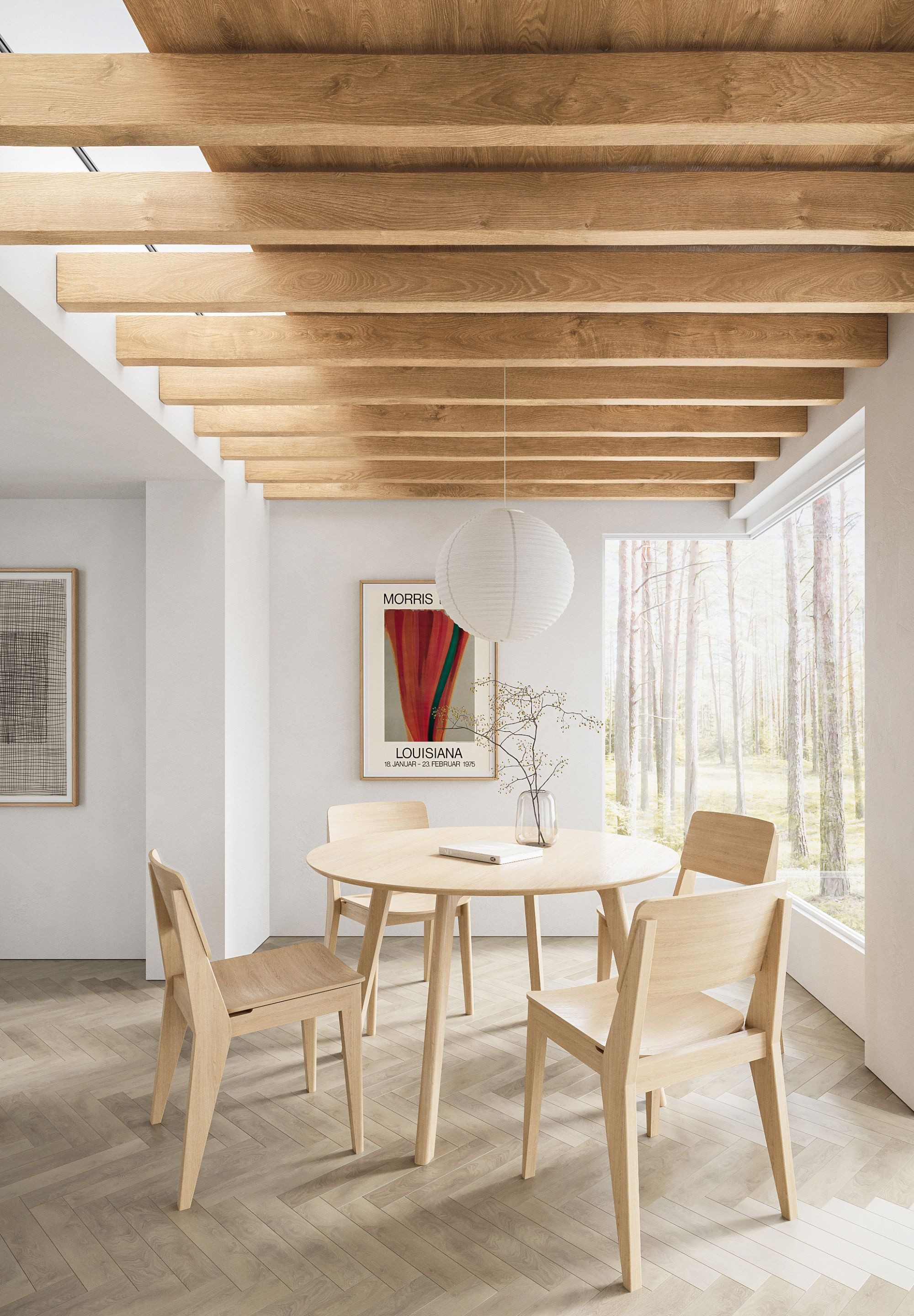 Cinas Tischplatte Elvo, Runde Silhouette, stabile Basis, vielseitig kombinierbar