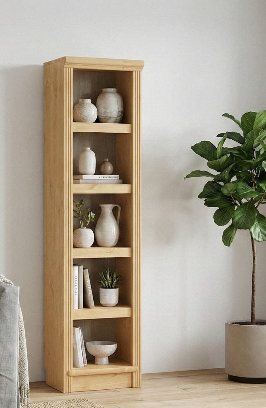 OTTO home Standregal Riga Bücherregal Regal Breite/Tiefe 40/29 cm, aus massiver Kiefer, FSC®-zertifiziert, made in Europe