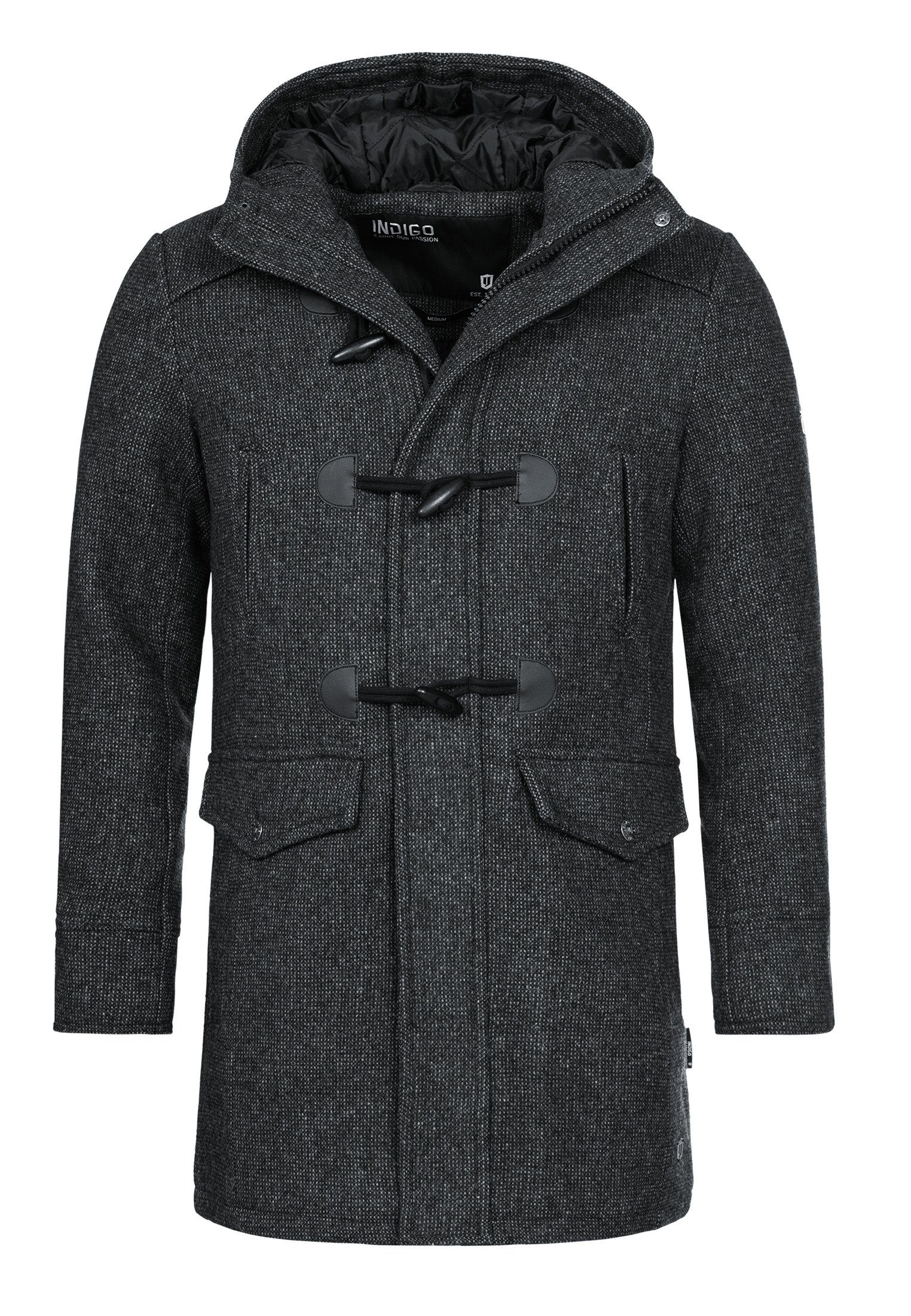 Indicode Dufflecoat Herren Liam Mantel Winter Herrenmantel günstig online kaufen