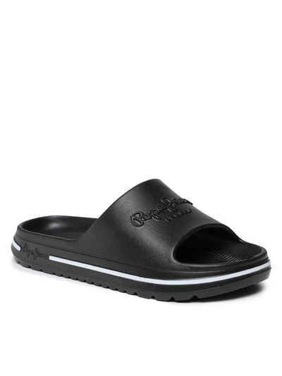 Pepe Jeans Pantoletten Beach Slide W PLS70131 Black 999 Pantolette