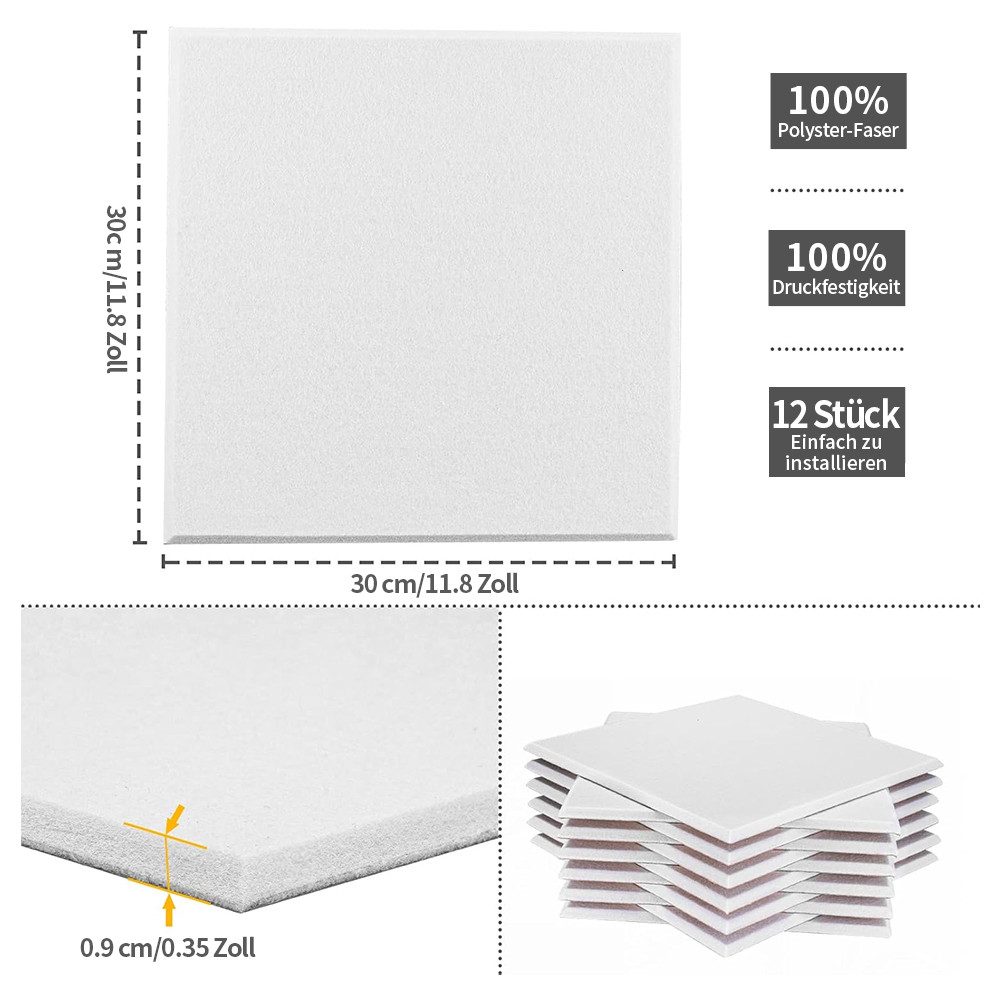PFCTART Schallschutzpaneel Verschiedene akustische Absorptionsplatten aus günstig online kaufen