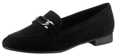 MARCO TOZZI Loafer Slipper, Business Schuh, Festtagsschuh mit elegantem Zierriegel