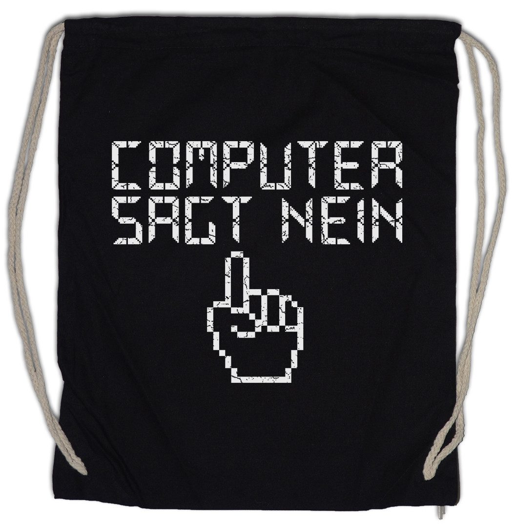 Turnbeutel Computer Sagt Nein Turnbeutel Programmierer Informatiker Nerd