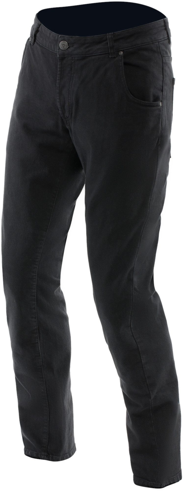 Dainese Motorradhose 5 Pocket Slim Black Motorrad Jeans Knieprotektoren enthalten