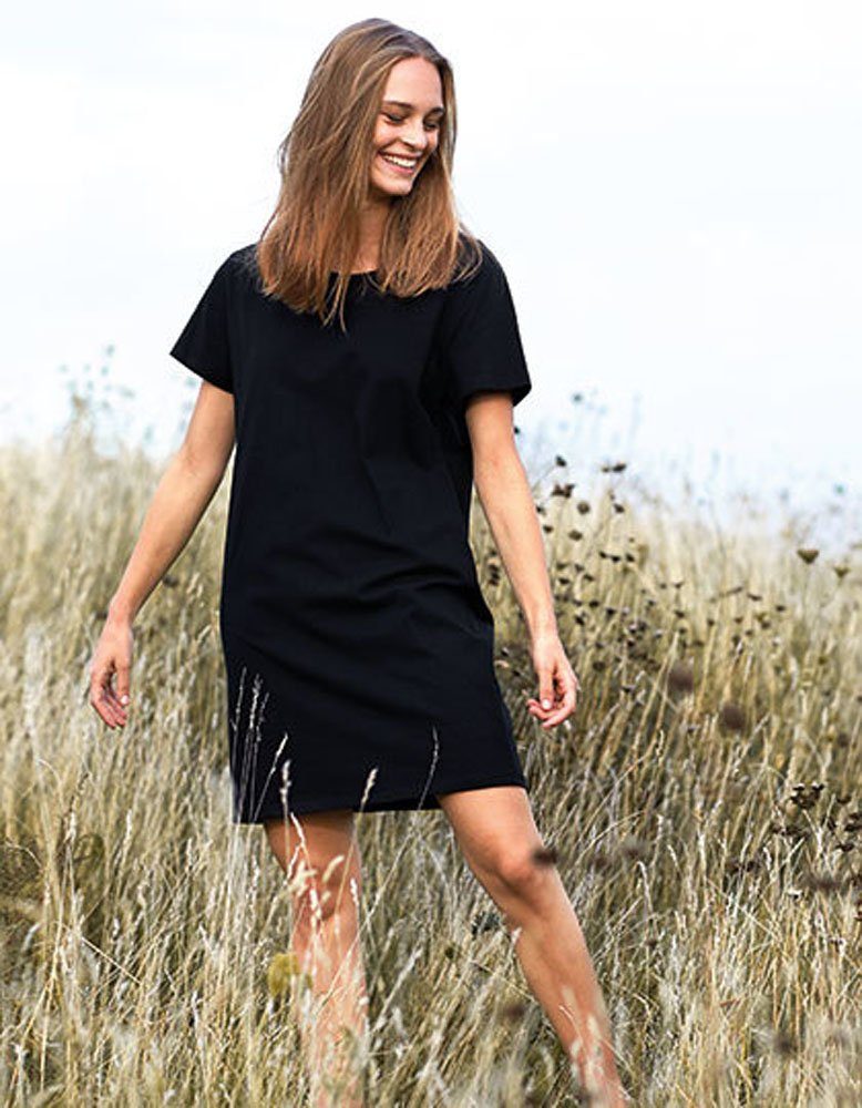 Goodman Design Longshirt Damen Long Length T-Shirt Zertifizierte, gekämmte  Bio-Baumwolle