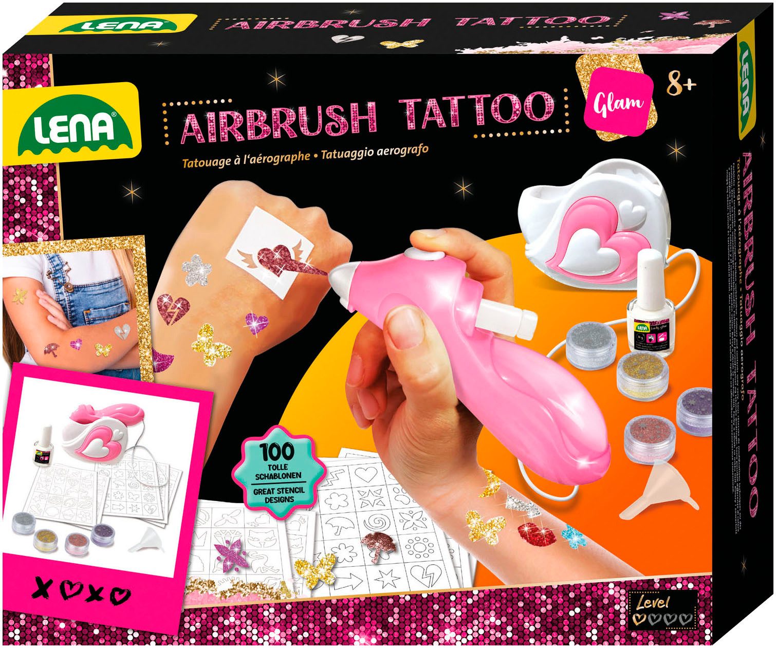 Lena® Kreativset Airbrush Tattoo Studio
