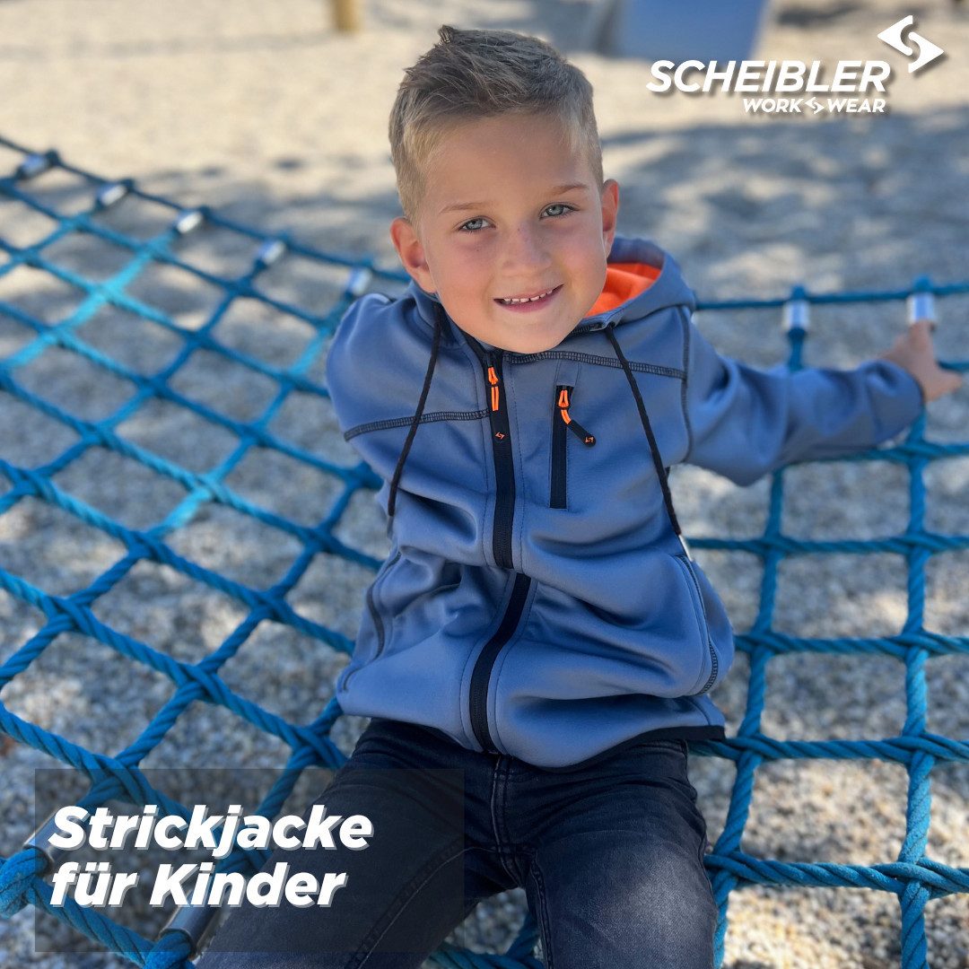 SCHEIBLER WORKWEAR Outdoorjacke Active Regulierbare Kapuze, elastischer Bund, wärmende Fleece-Innenseite